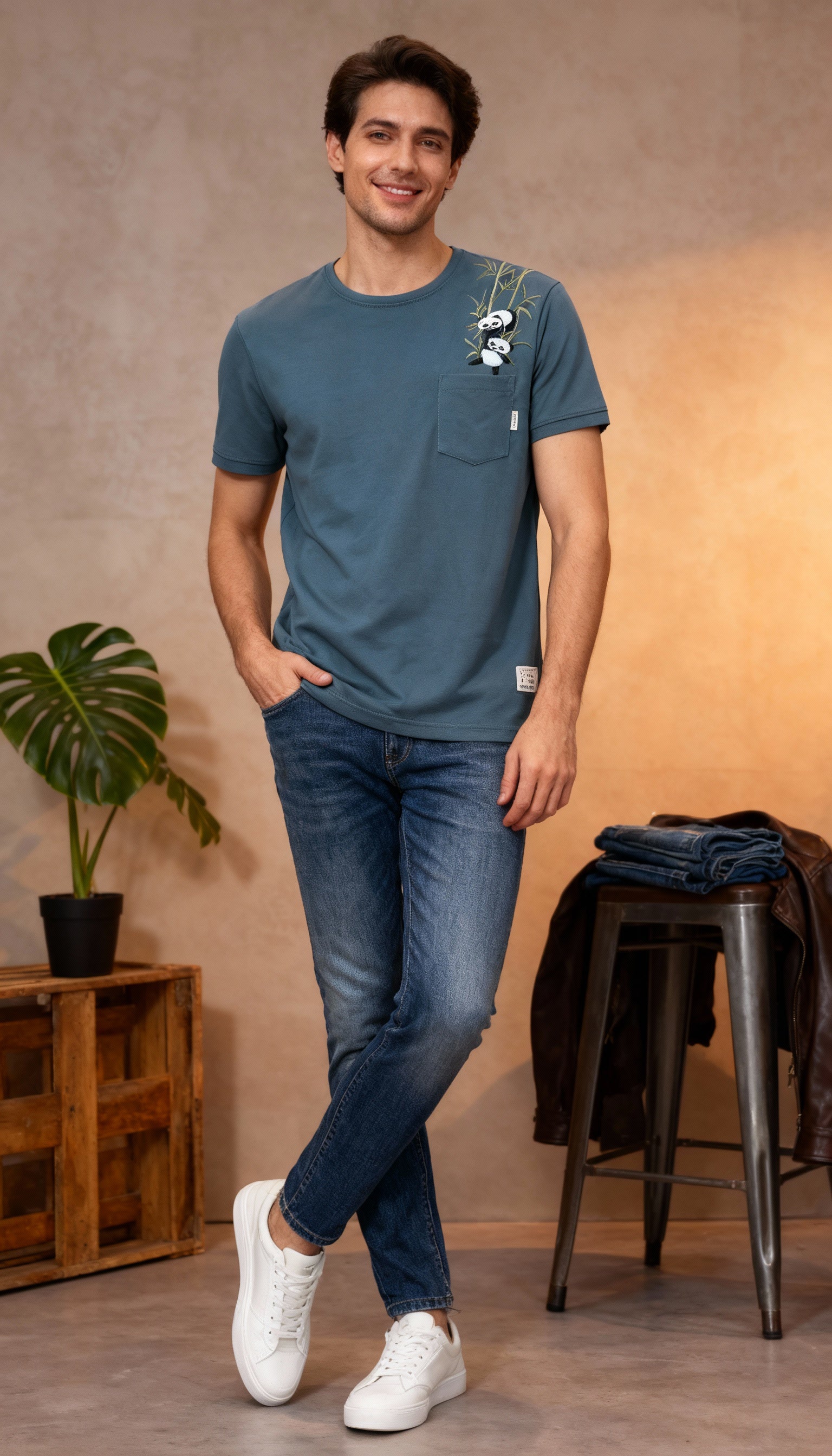 Pocket Style Men's T-Shirt