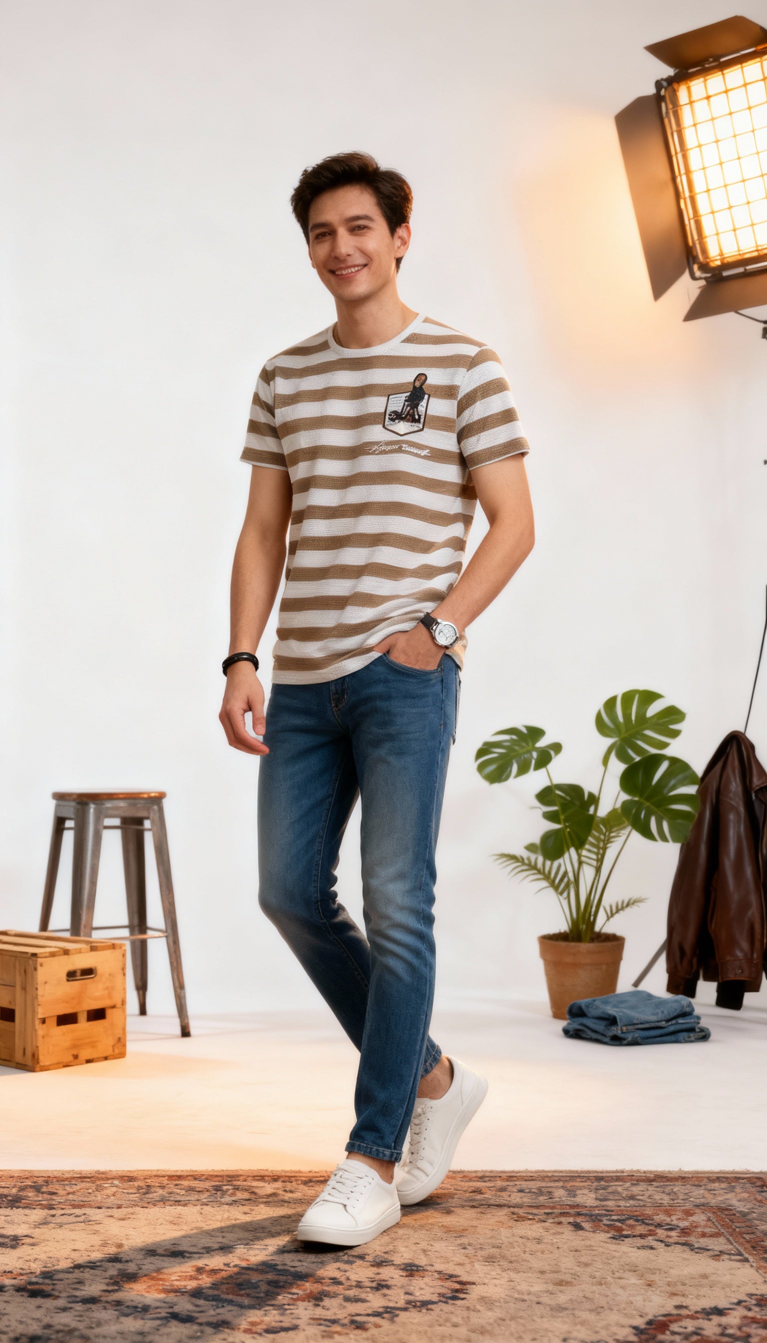 Stripe Men's T-Shirt
