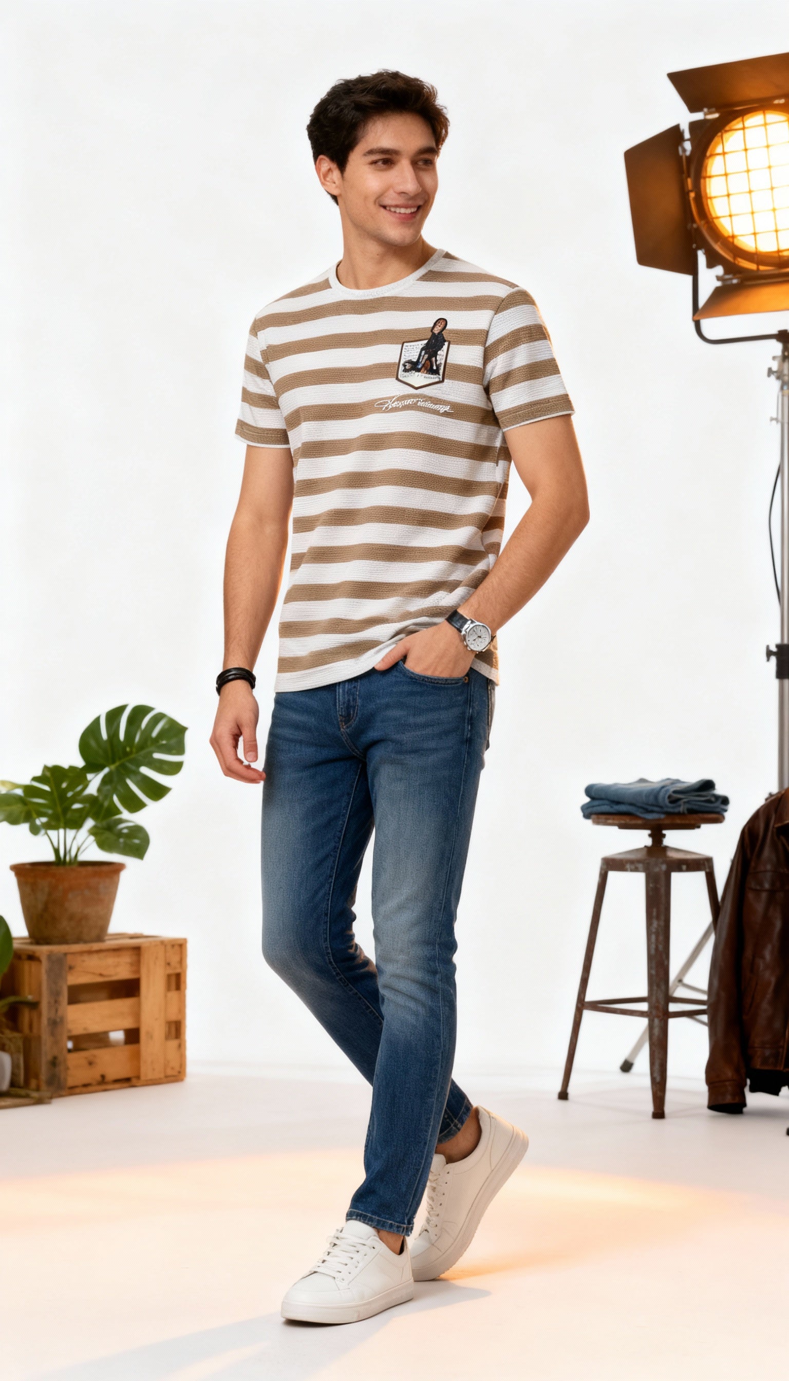 Stripe Men's T-Shirt