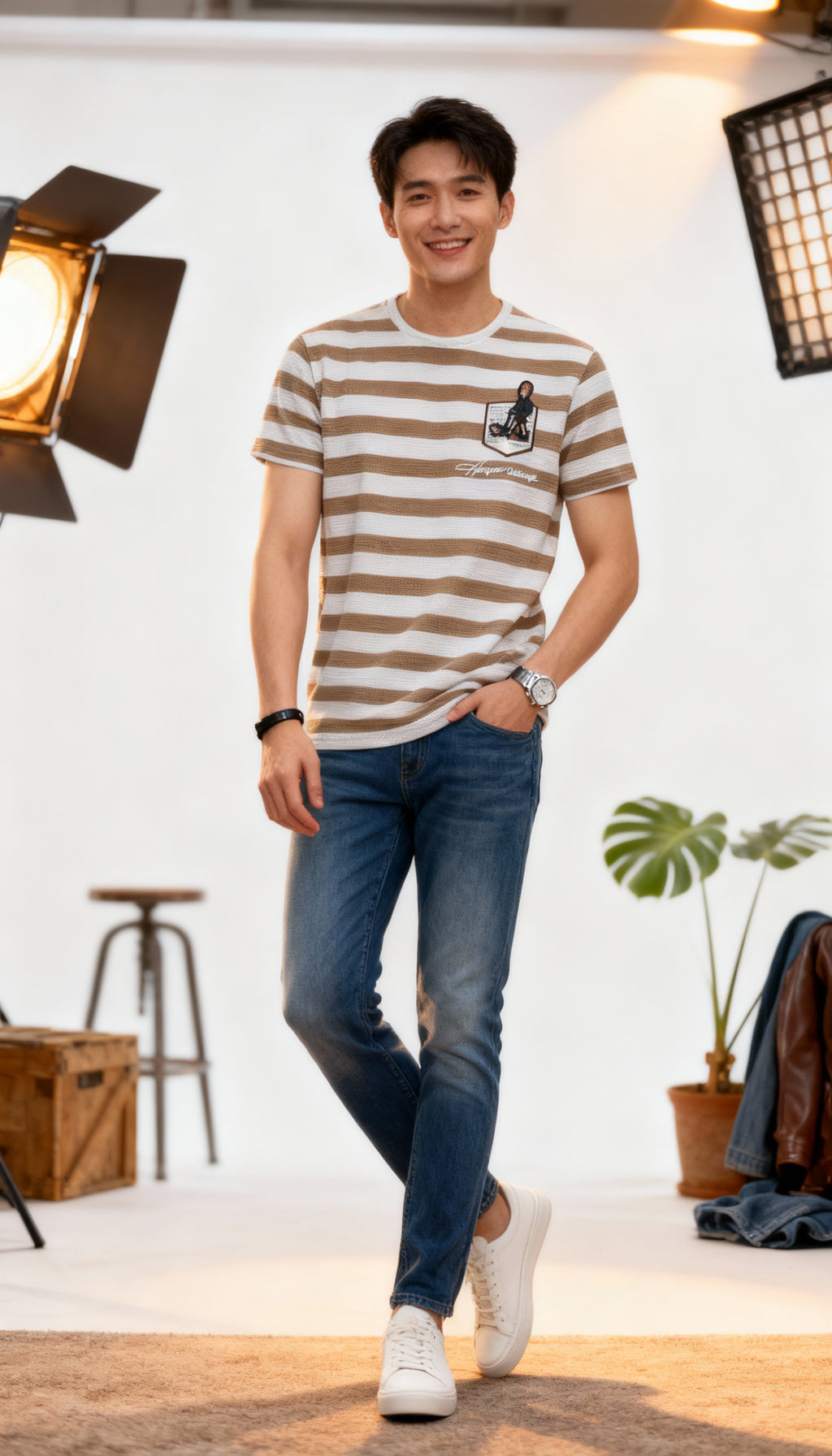Stripe Men's T-Shirt