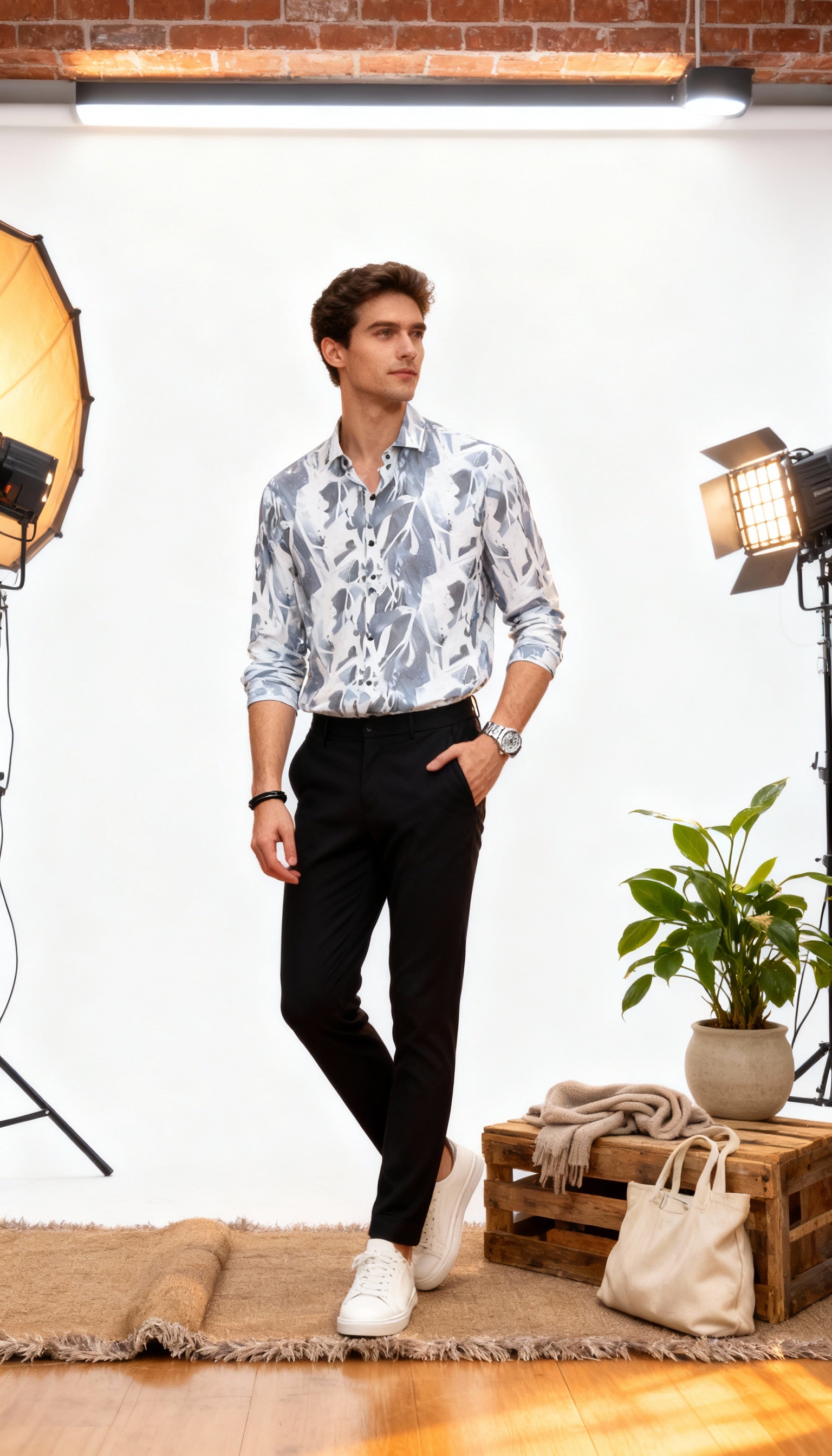 Fancy Printed Men's Shirt