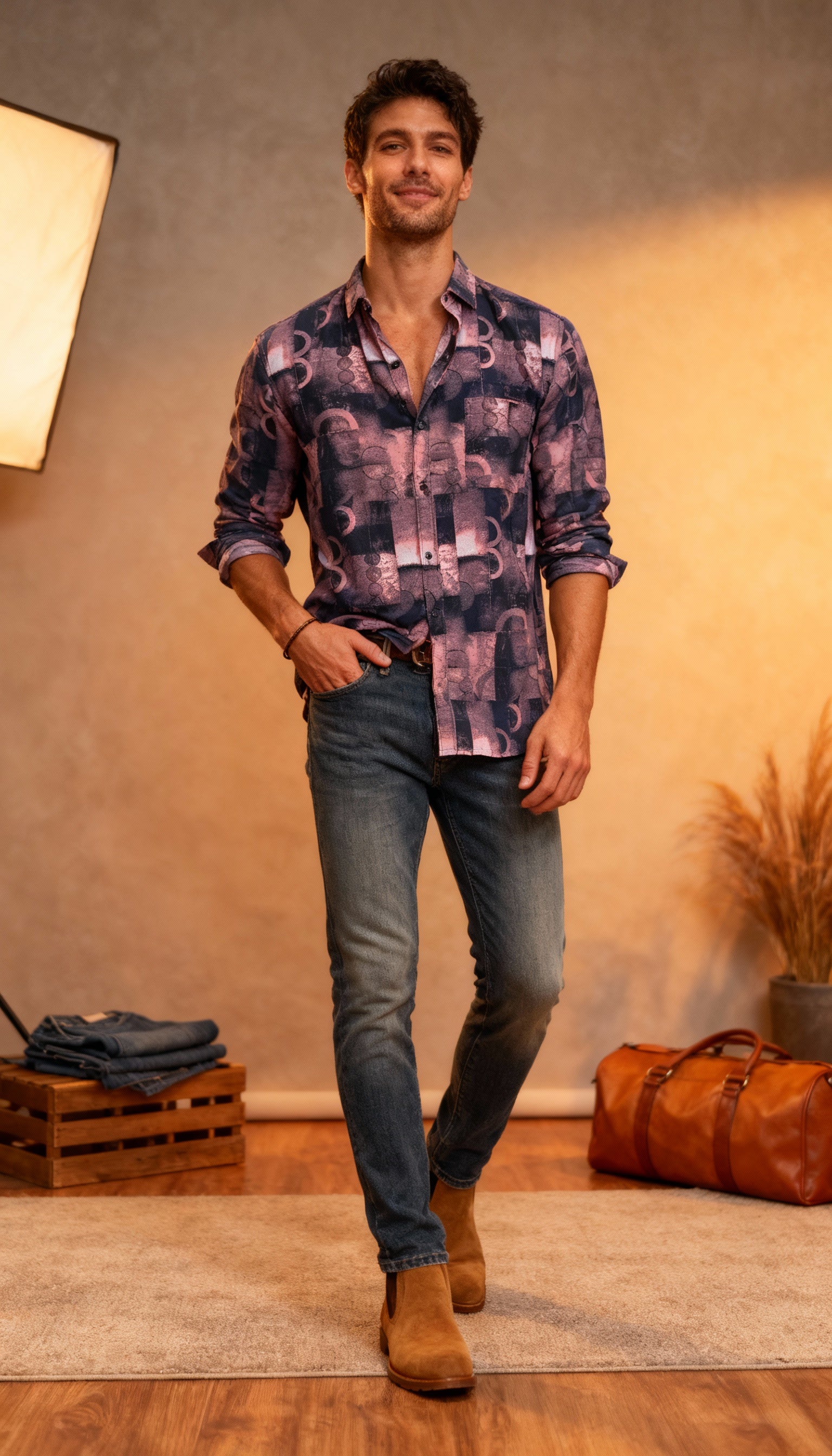 Fancy Printed Men's Shirt