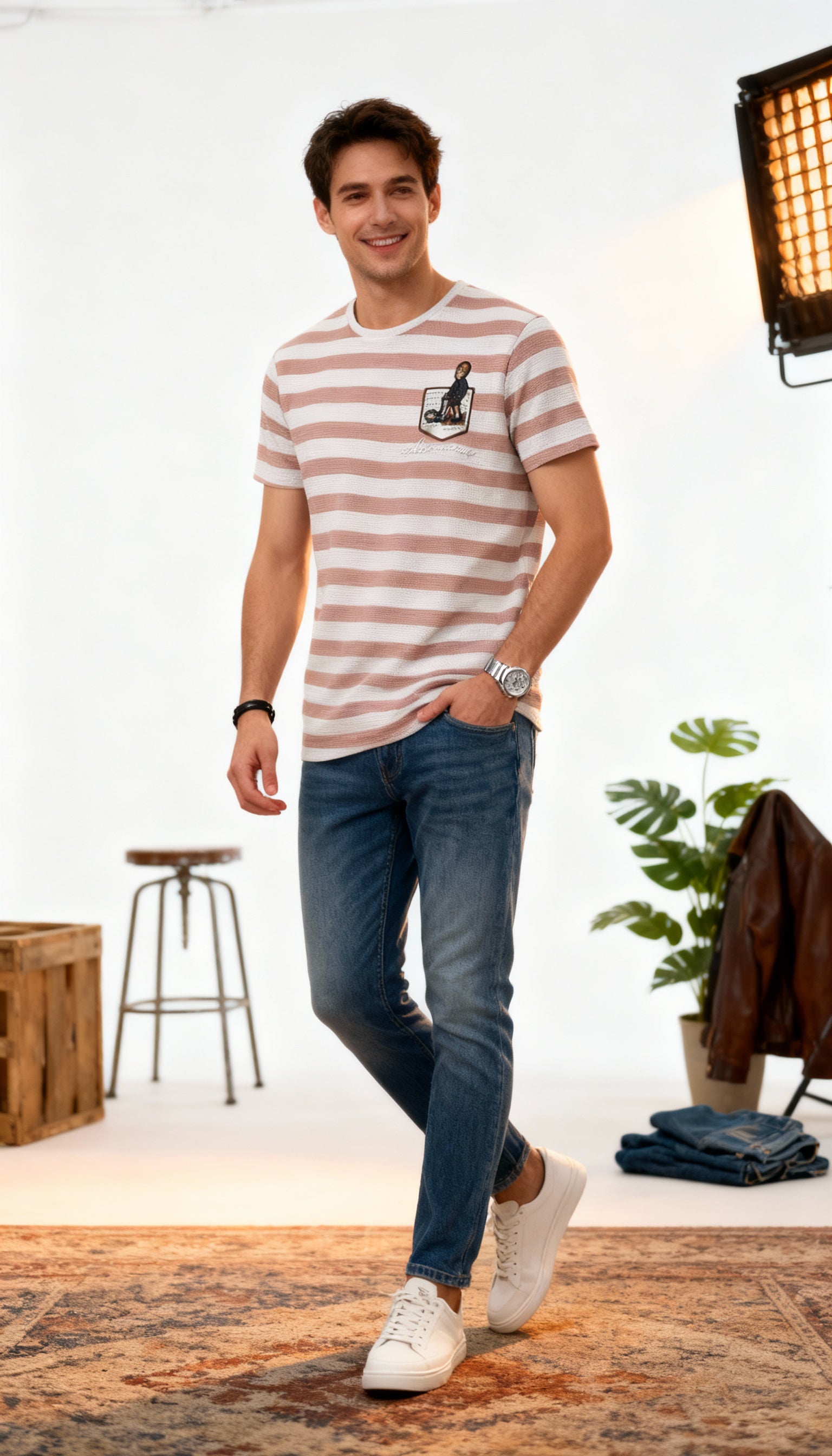 Stripe Men's T-Shirt