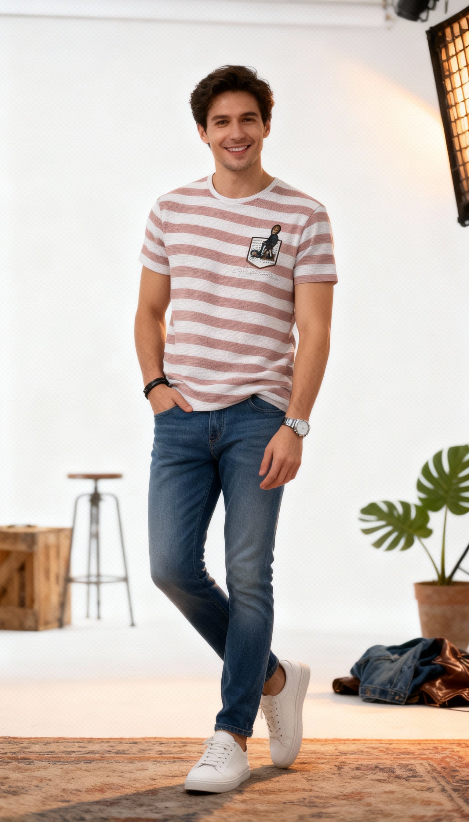 Stripe Men's T-Shirt