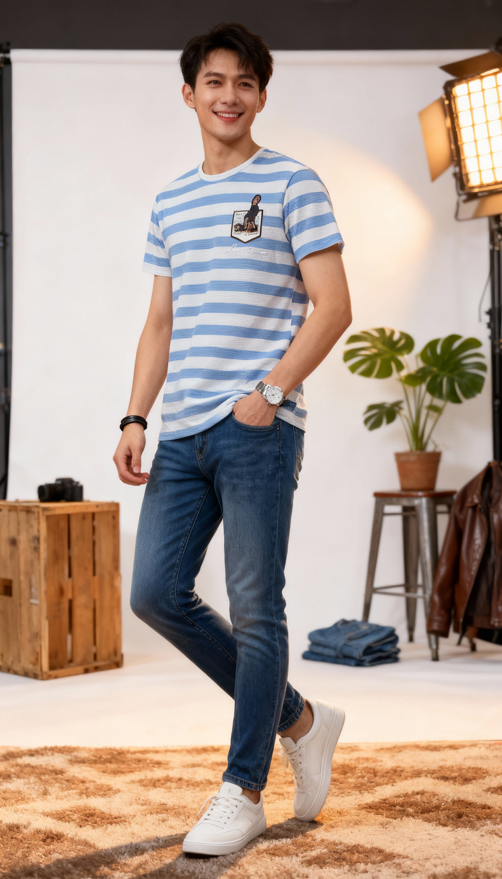 Stripe Men's T-Shirt