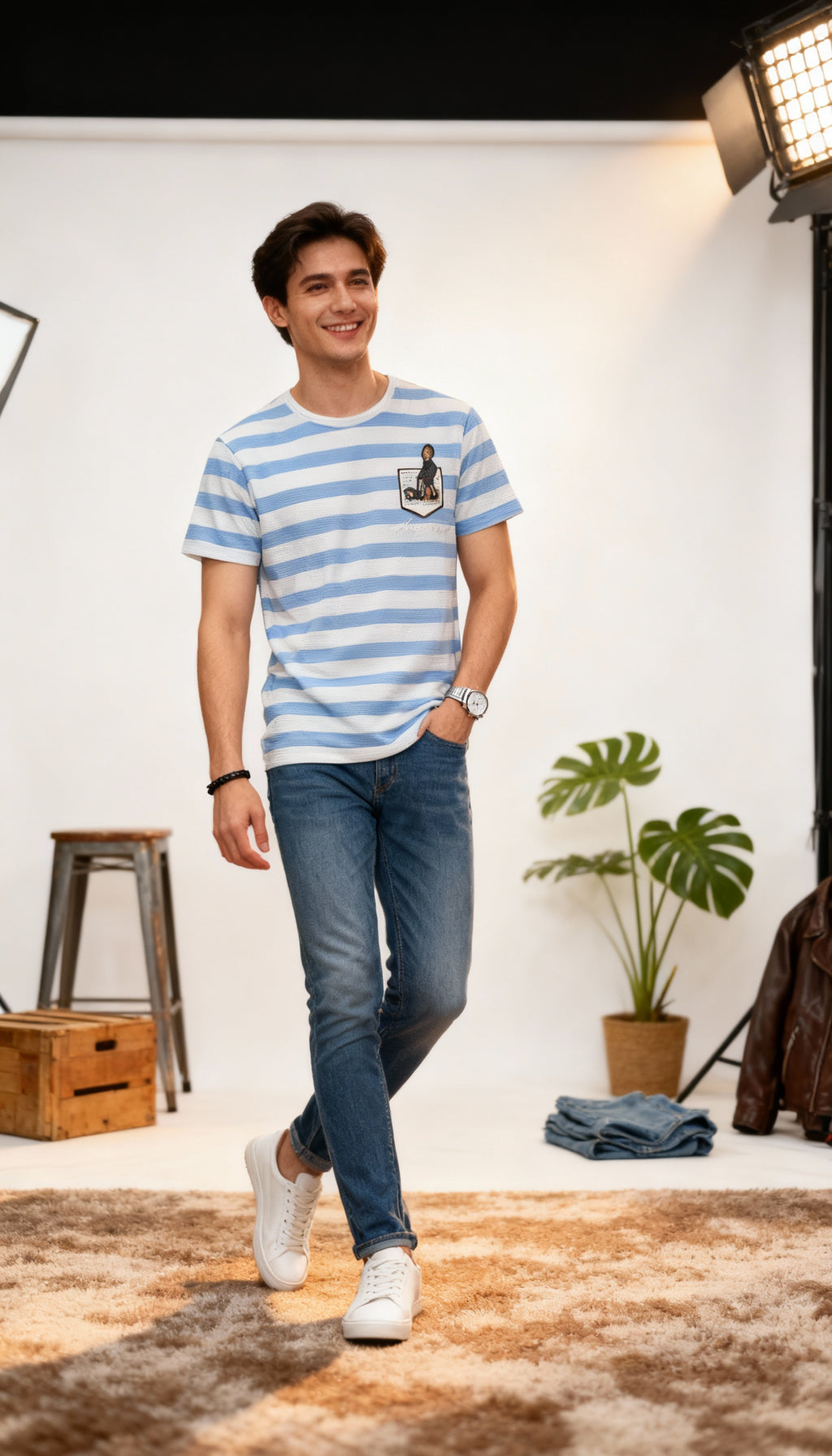 Stripe Men's T-Shirt