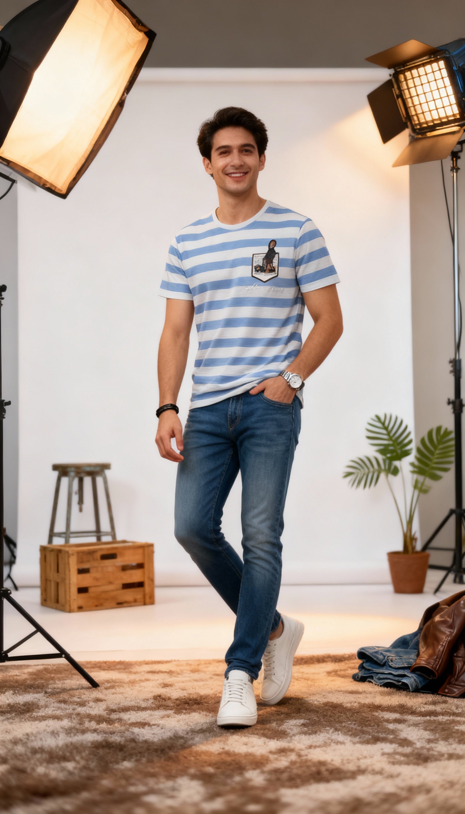 Stripe Men's T-Shirt