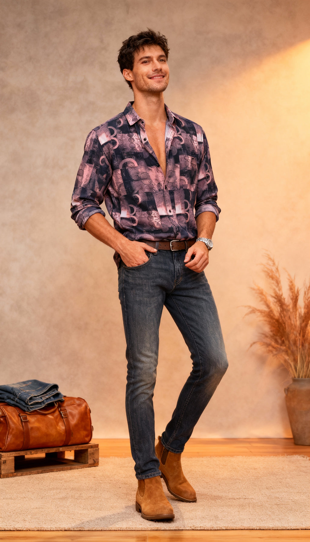 Fancy Printed Men's Shirt