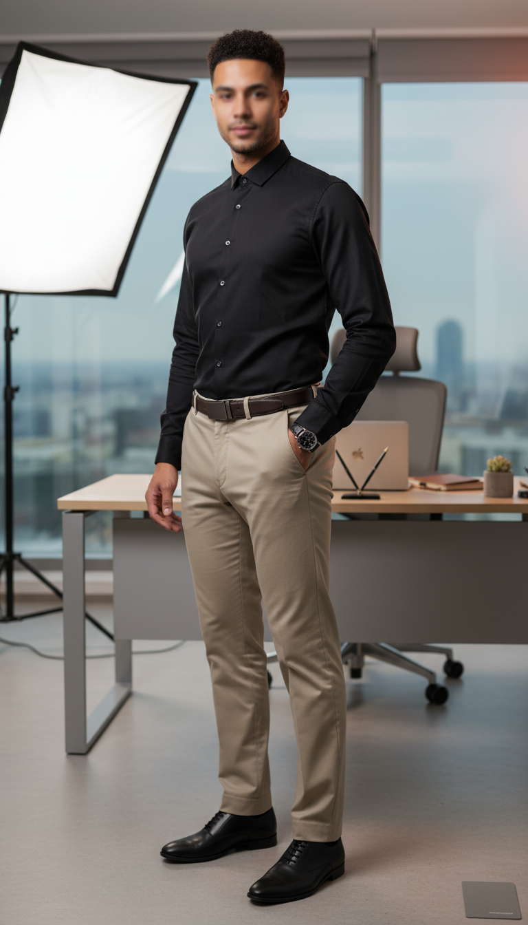 Solid Plain Club Wear Men's Shirt