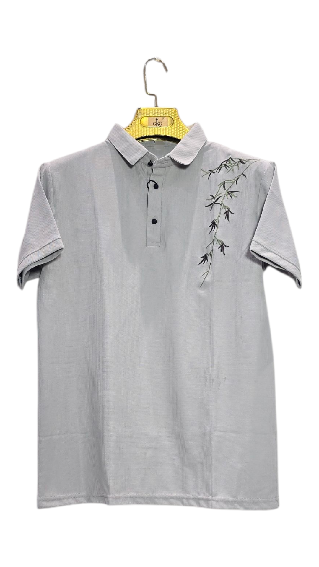 Self Printed Men's Polo T-Shirt