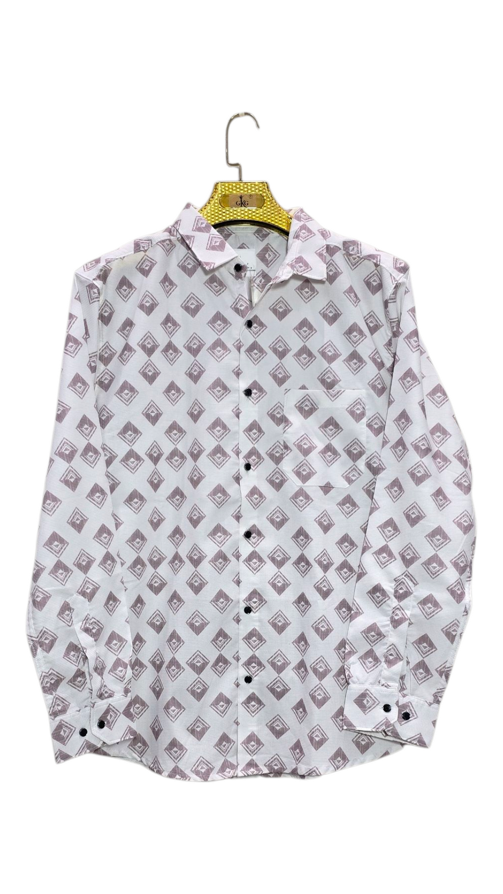 Self Printed Men's Shirt