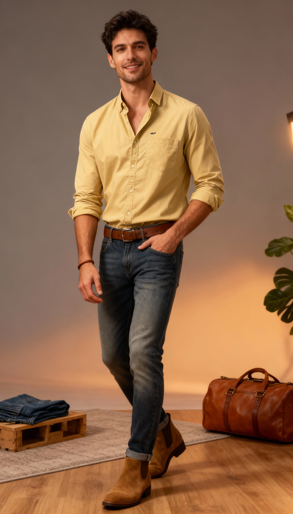 Solid Plain Men's Shirt
