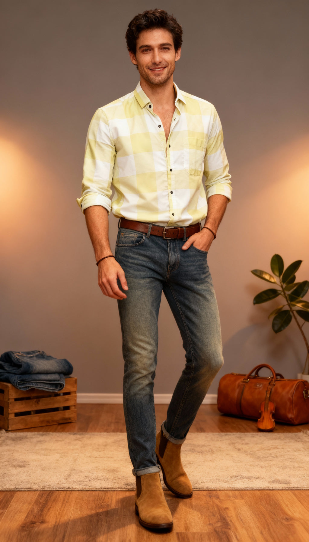 Checks Men's Shirt