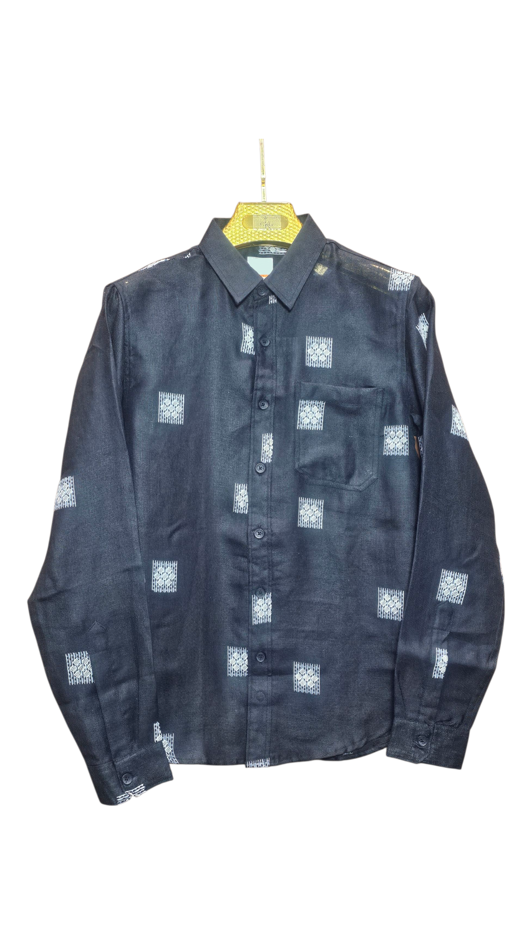 Self Printed Men's Shirt