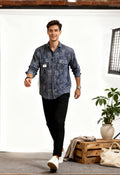 Lining Double Pocket Men's Shirt