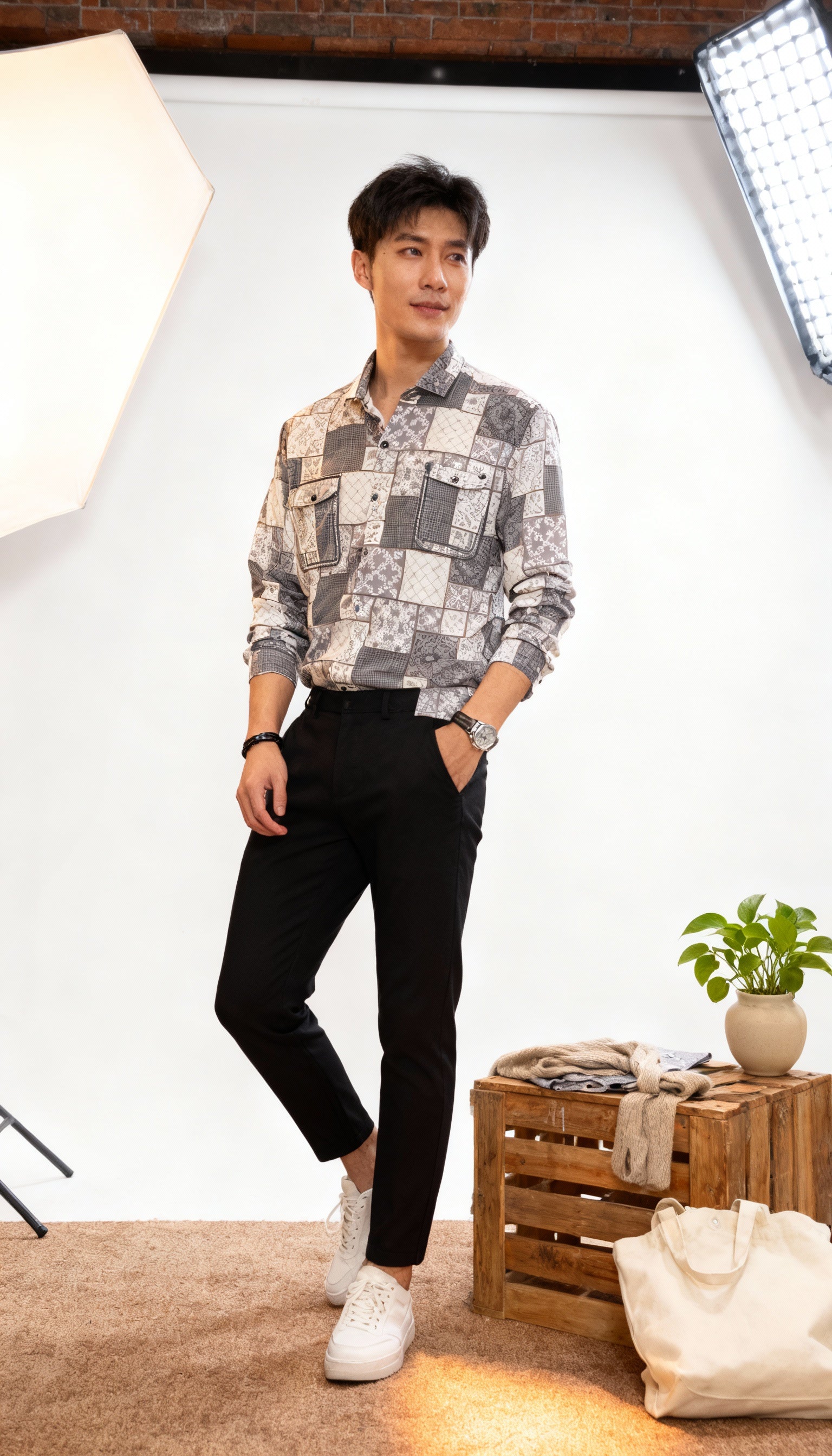 Fancy Printed Men's Shirt
