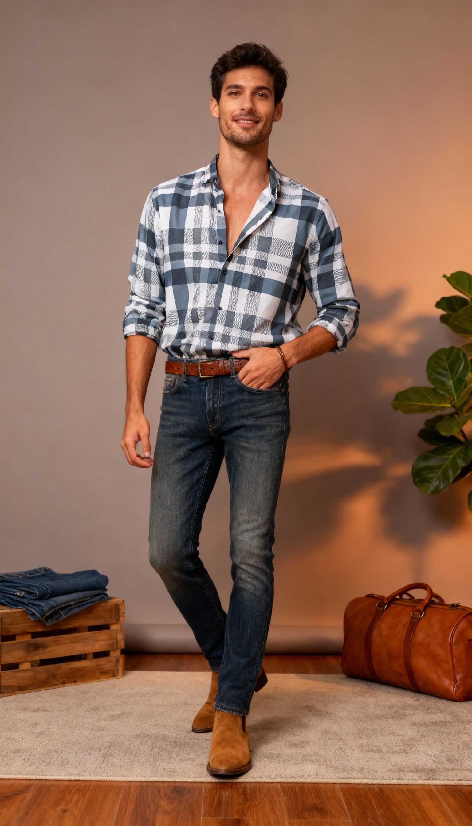 Broad Checks Men's Shirt