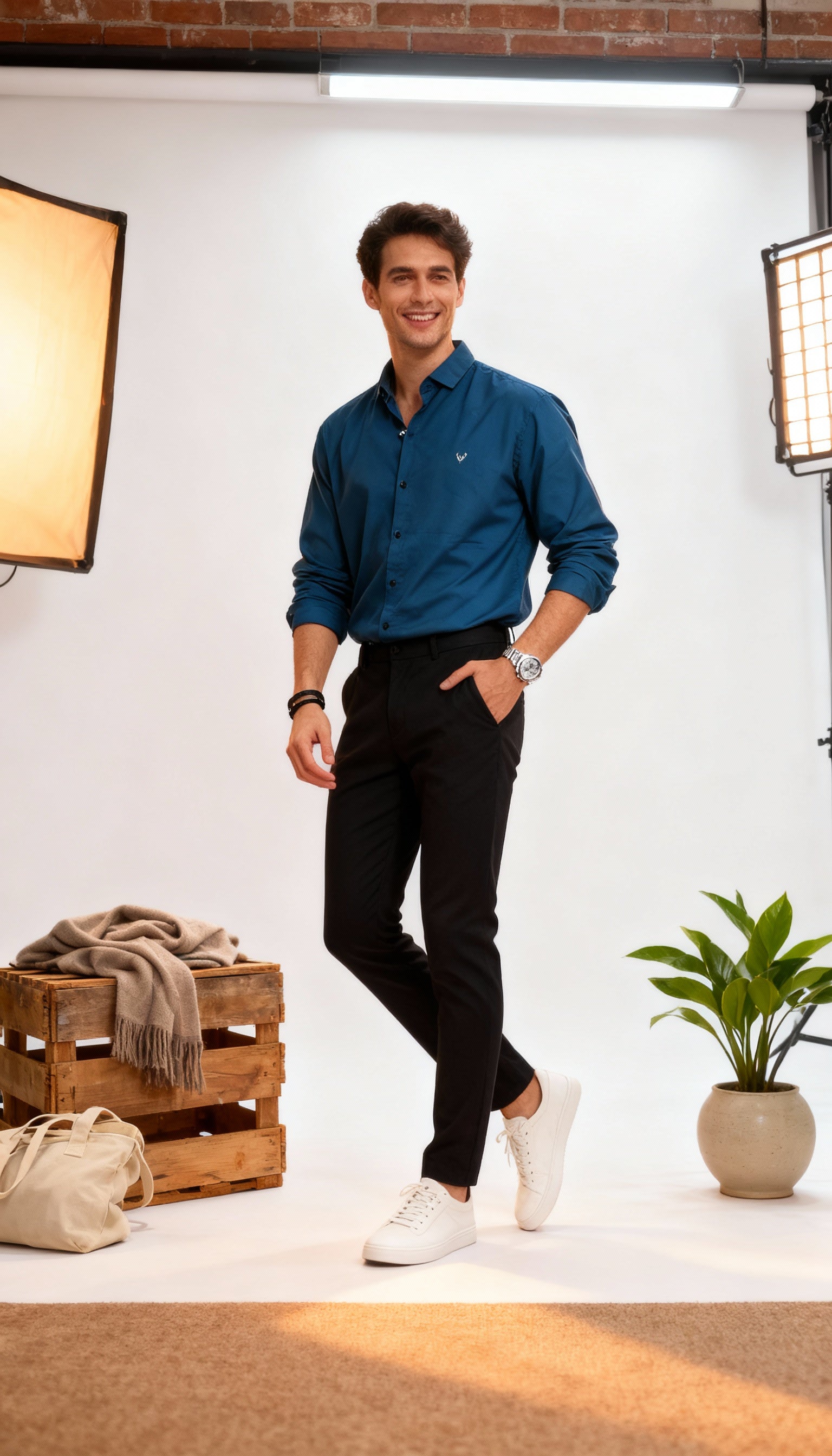 Solid Plain Men's Shirt