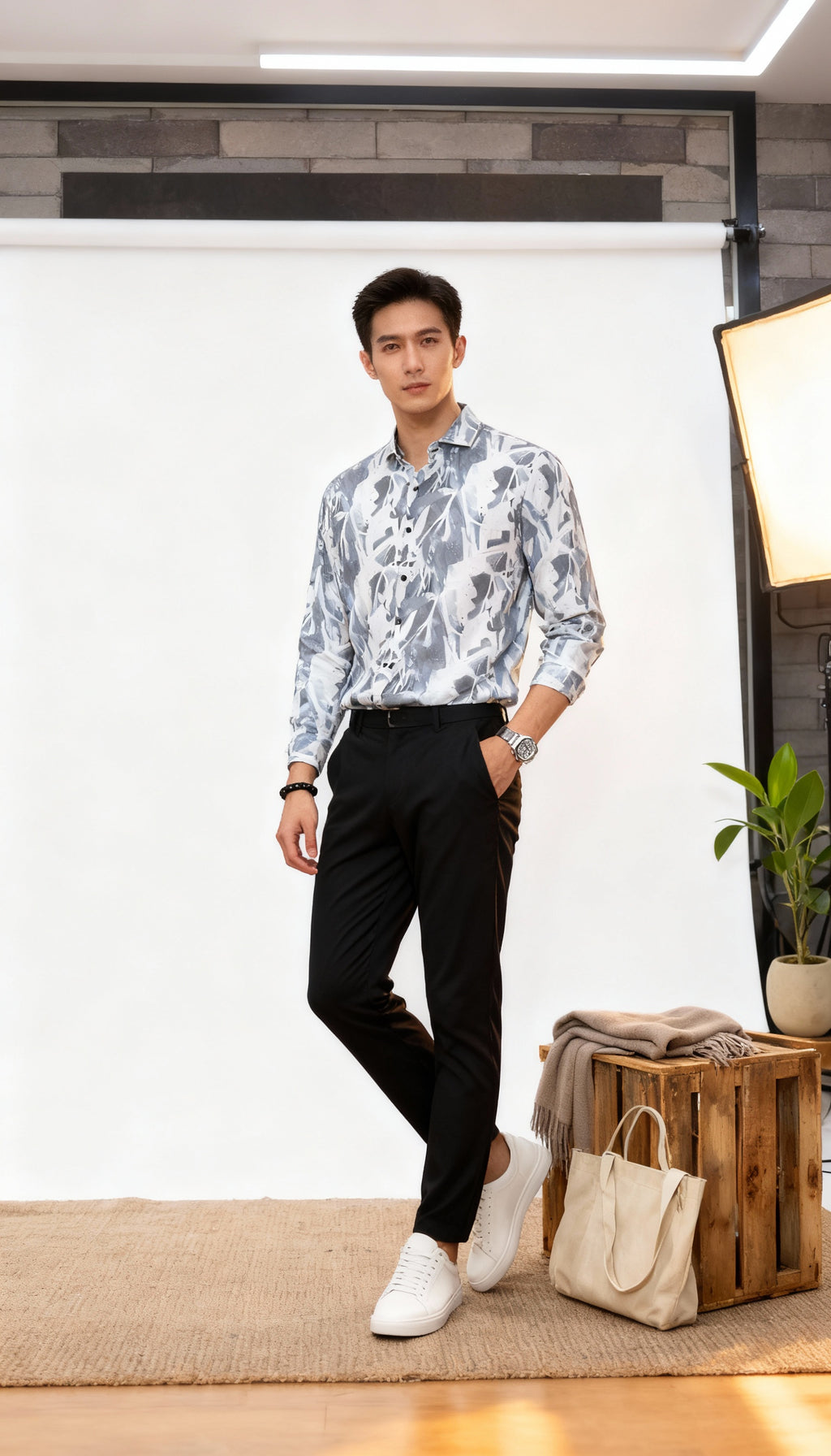 Fancy Printed Men's Shirt