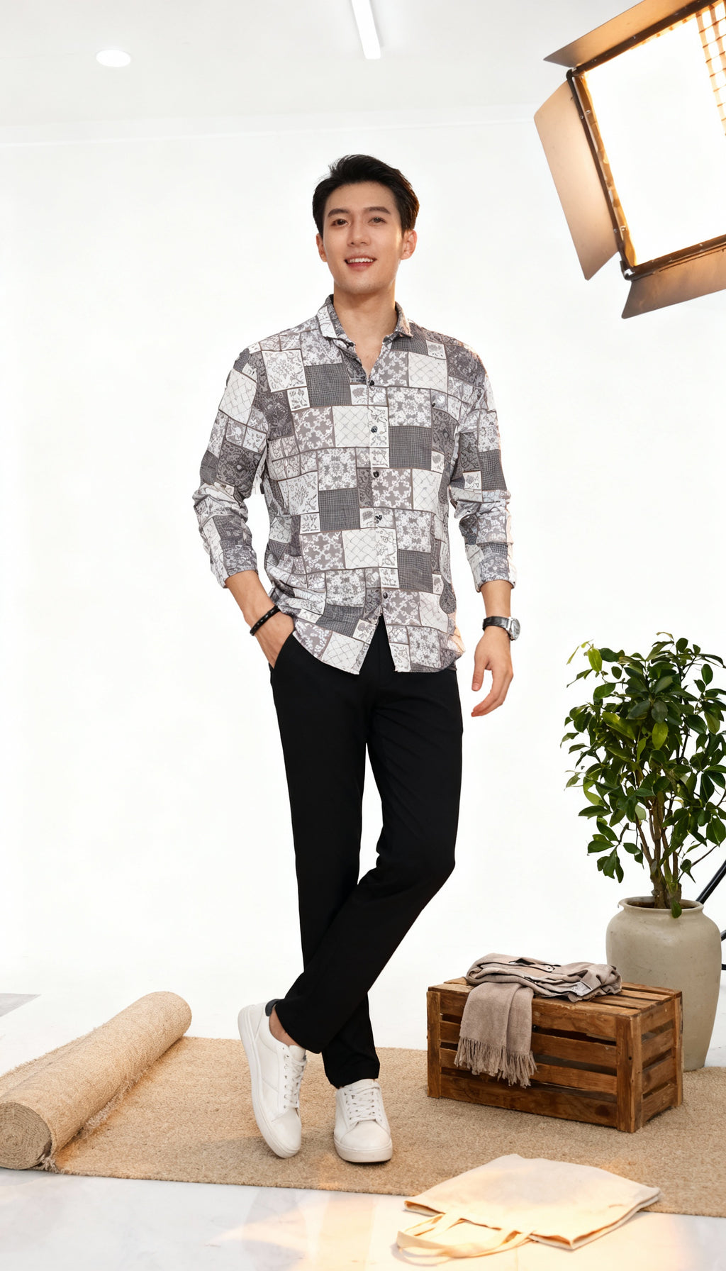 Fancy Printed Men's Shirt