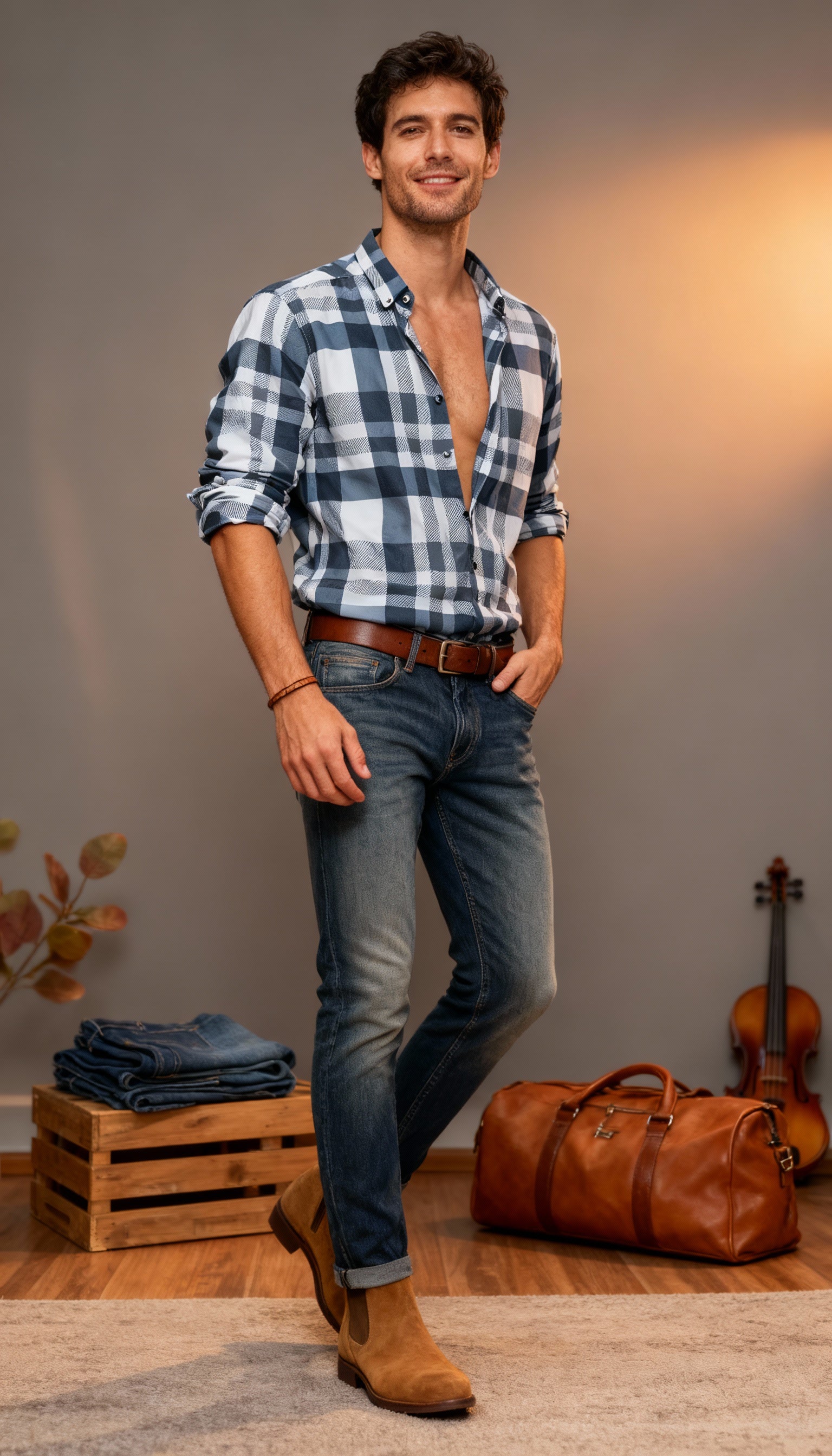 Broad Checks Men's Shirt