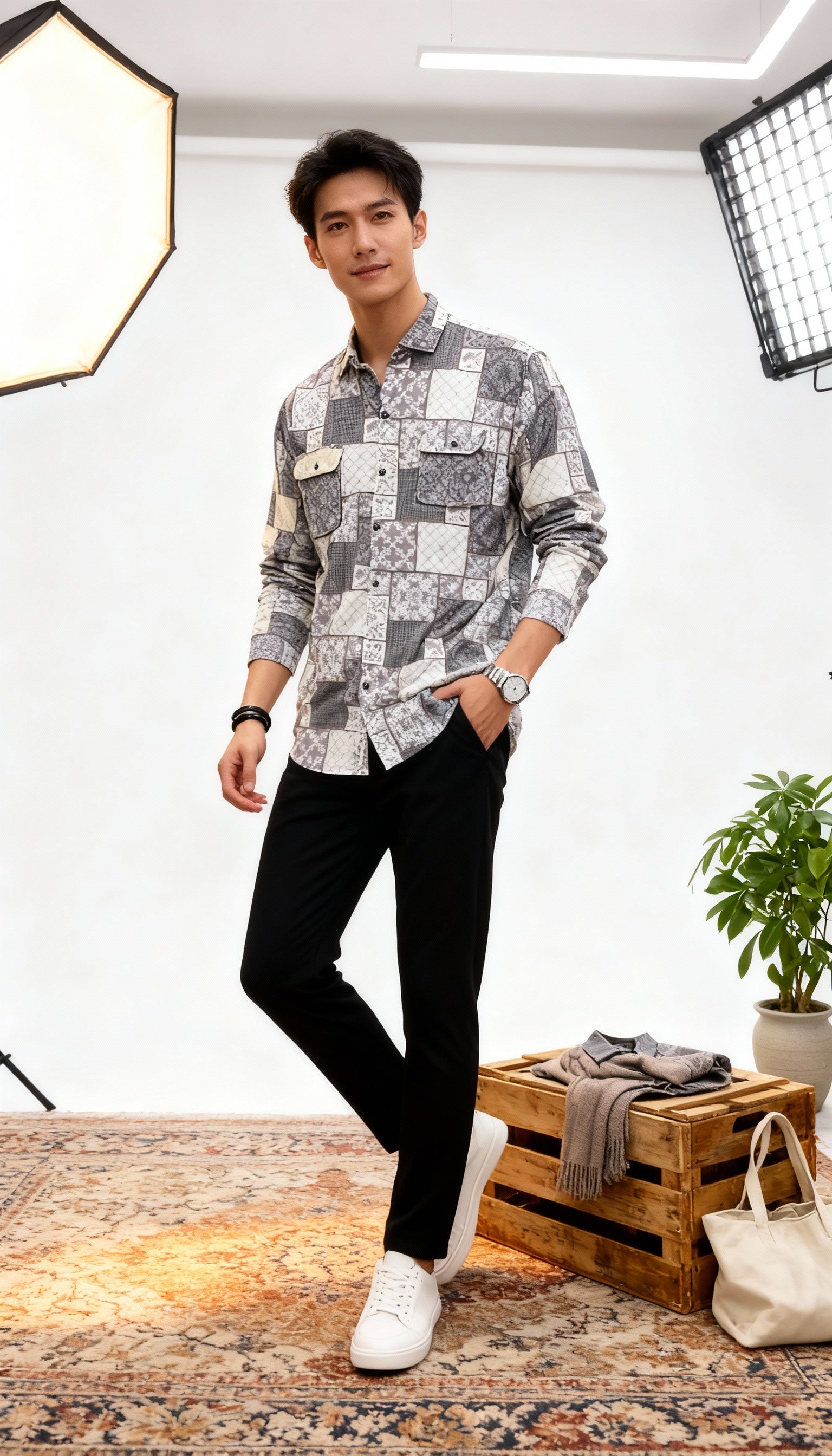 Fancy Printed Men's Shirt