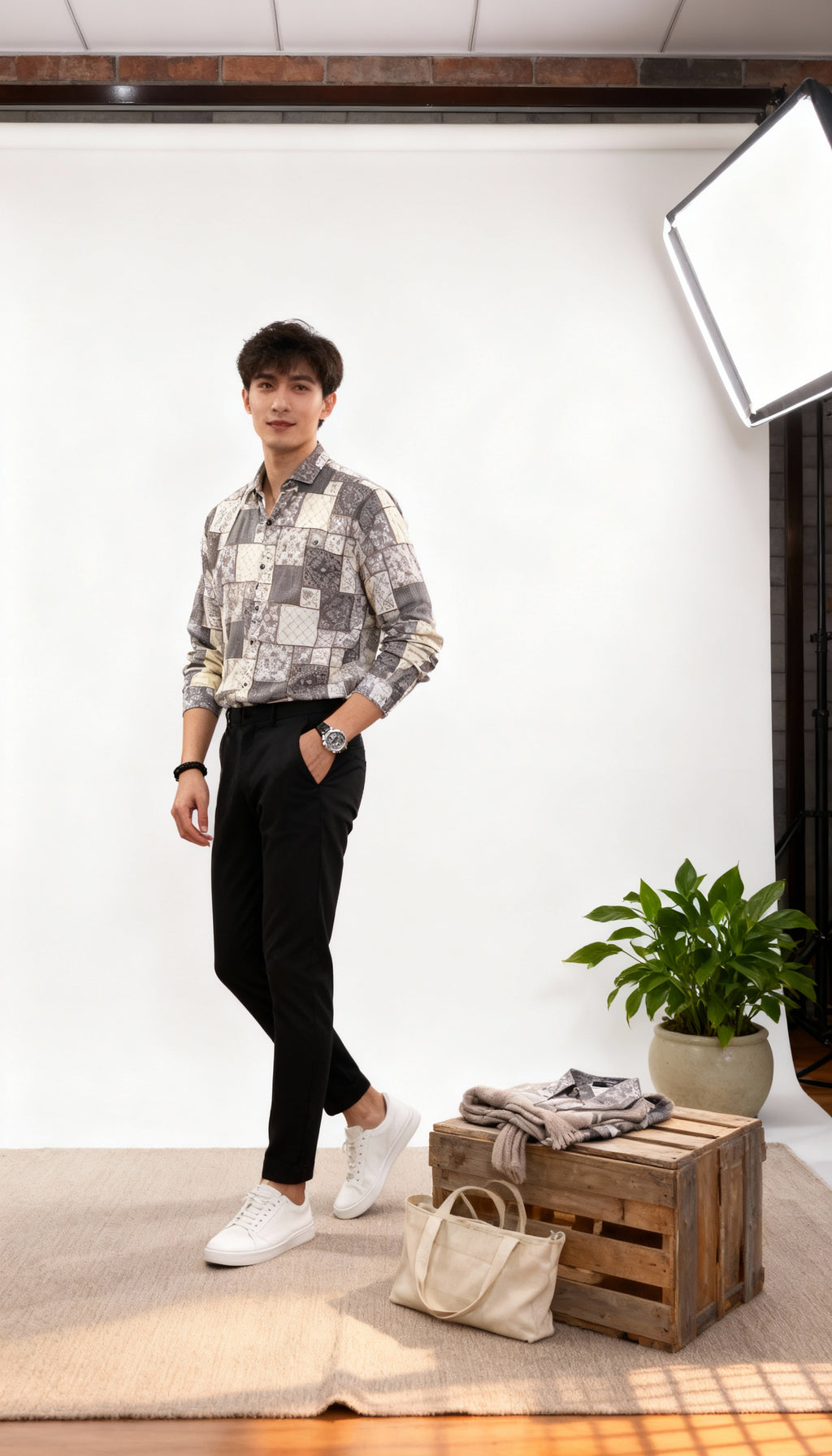 Fancy Printed Men's Shirt