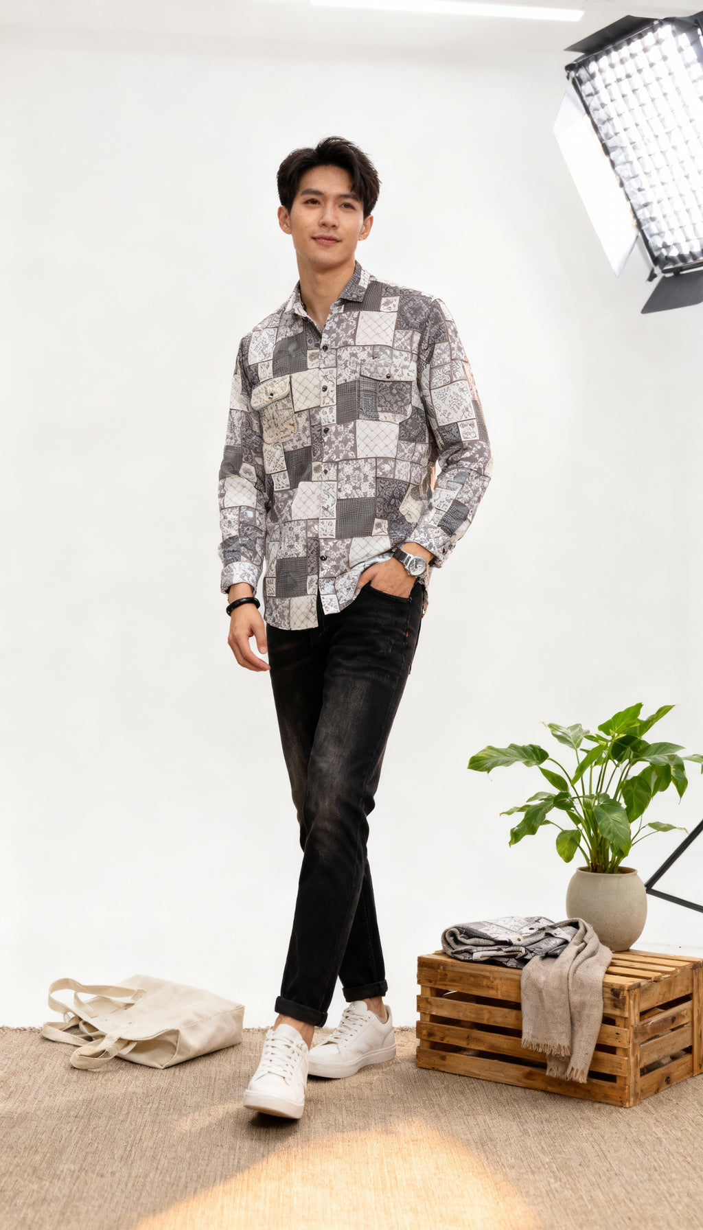 Fancy Printed Men's Shirt