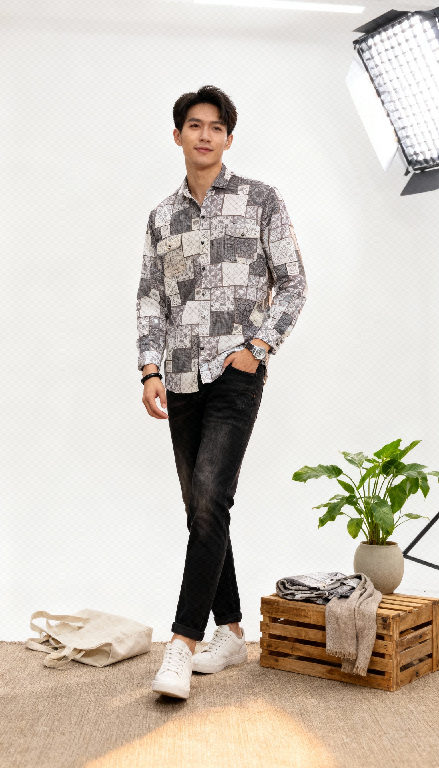 Fancy Printed Men's Shirt