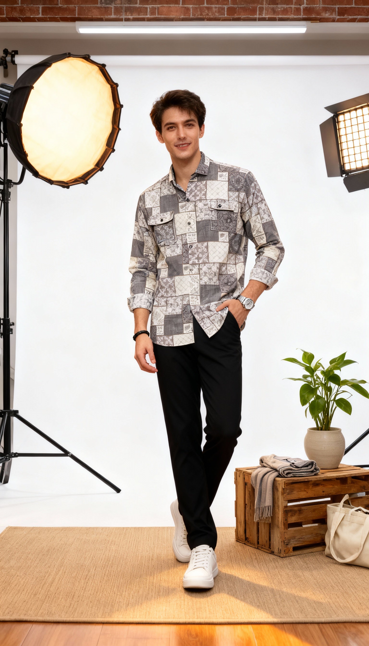 Fancy Printed Men's Shirt