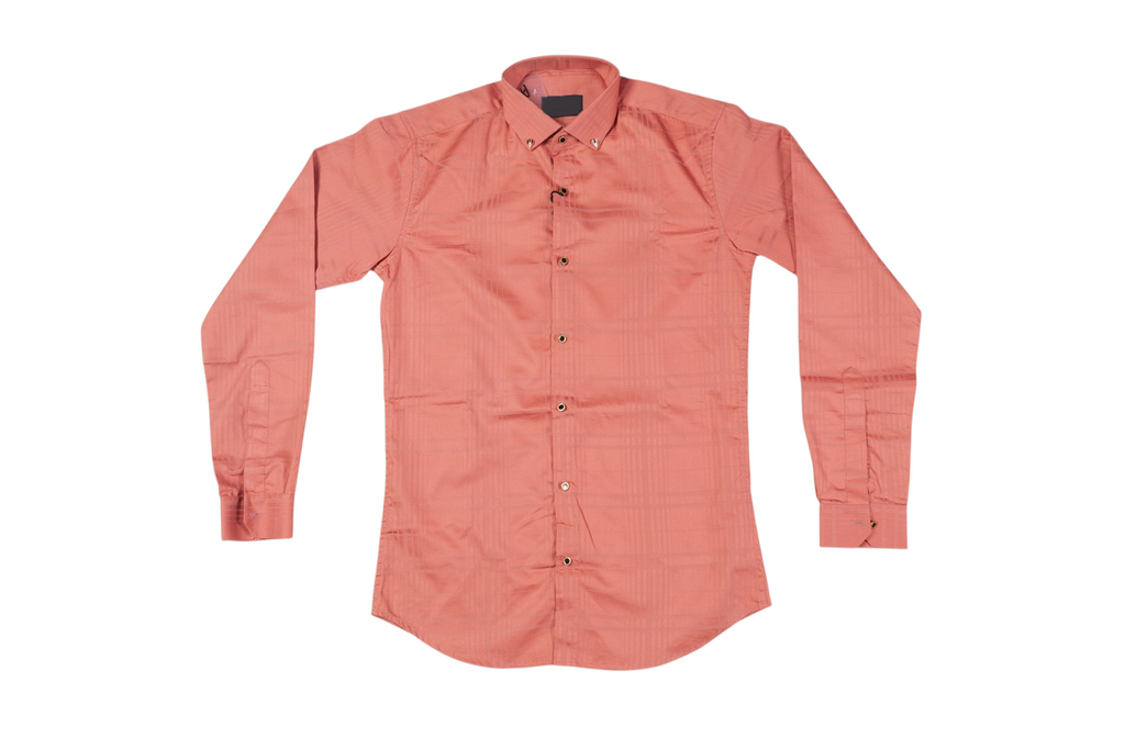 Self Design Plain Club Wear Men's Shirt