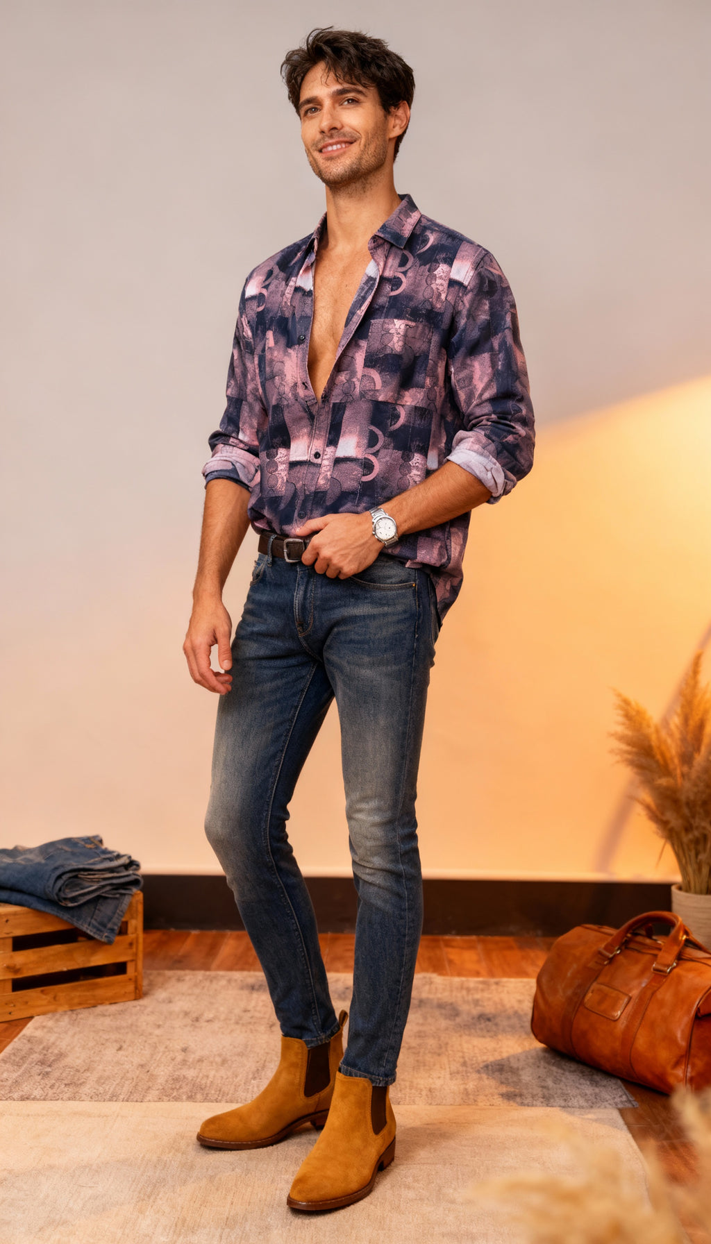 Fancy Printed Men's Shirt