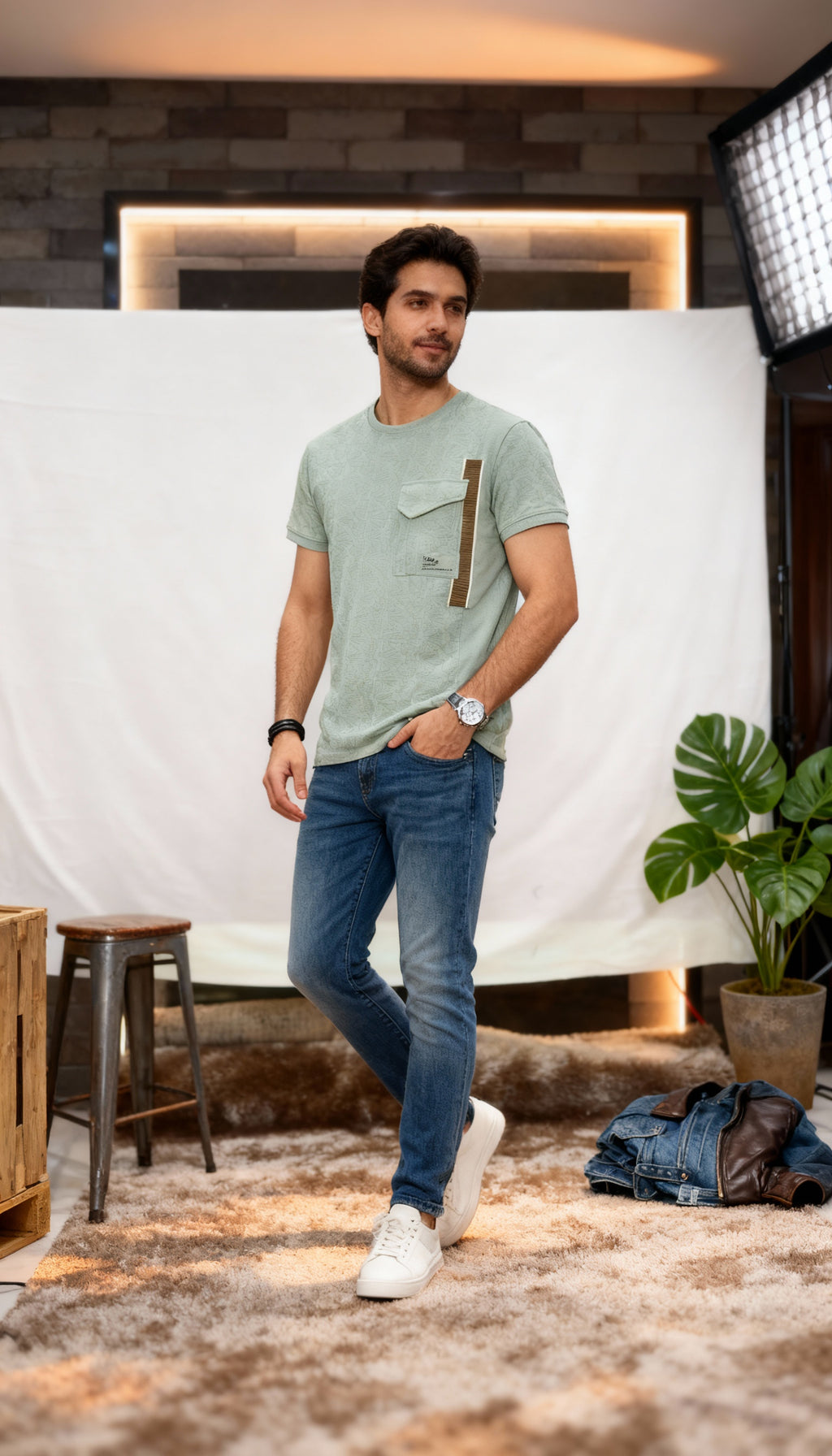 Pocket Style Men's T-Shirt