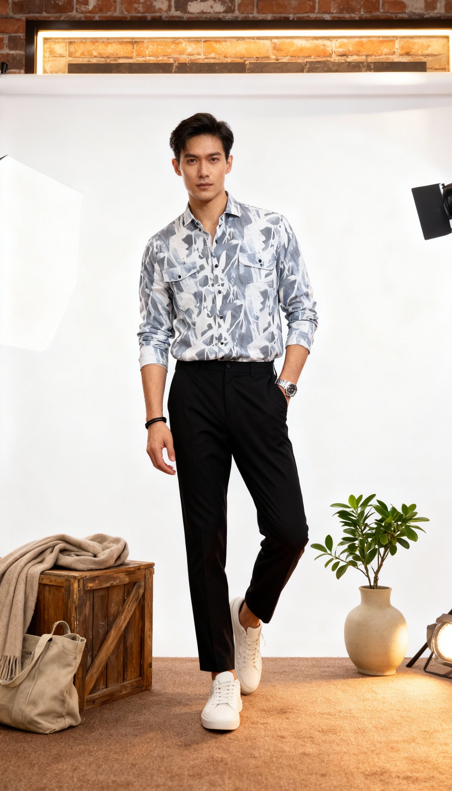 Fancy Printed Men's Shirt