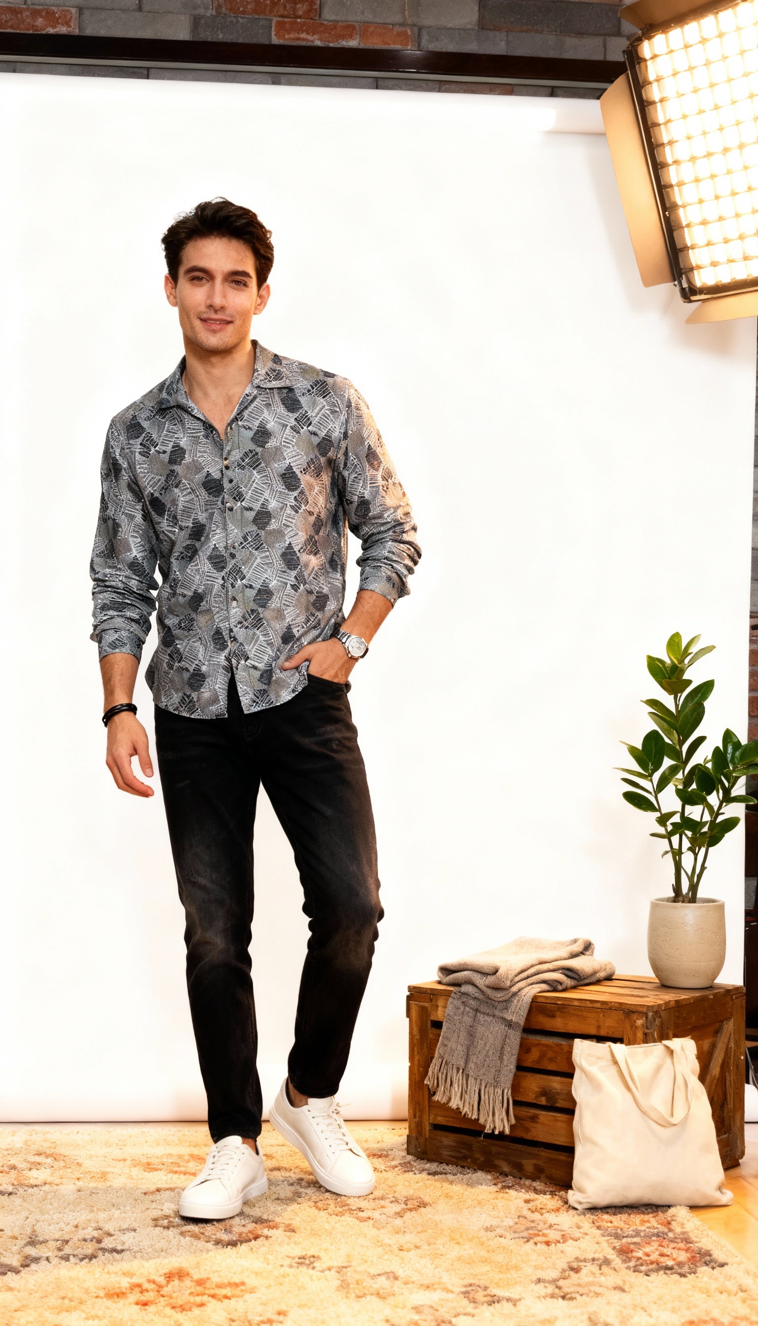 Fancy Printed Men's Shirt