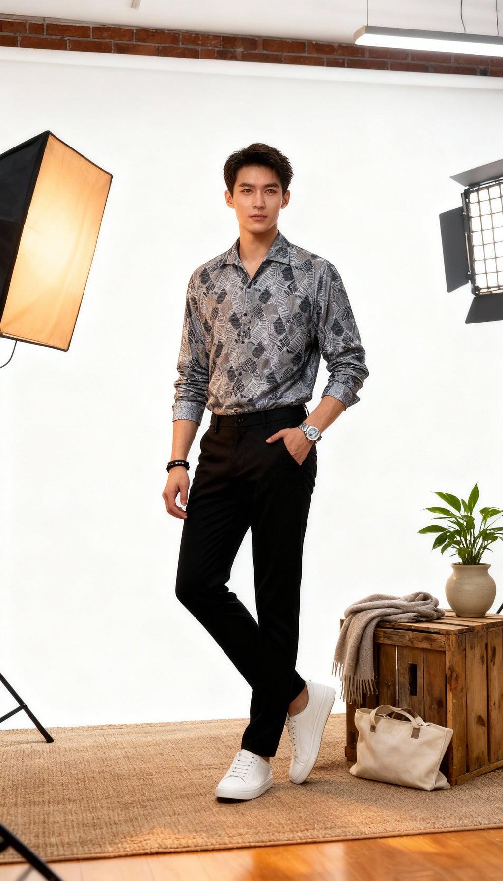 Fancy Printed Men's Shirt