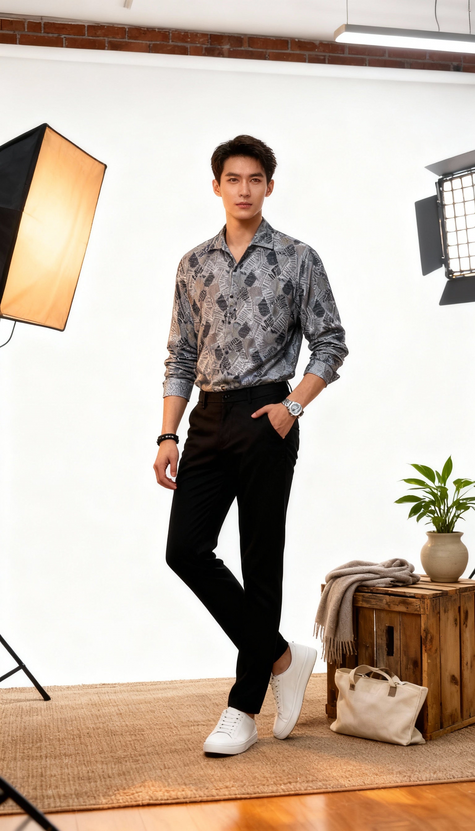 Fancy Printed Men's Shirt