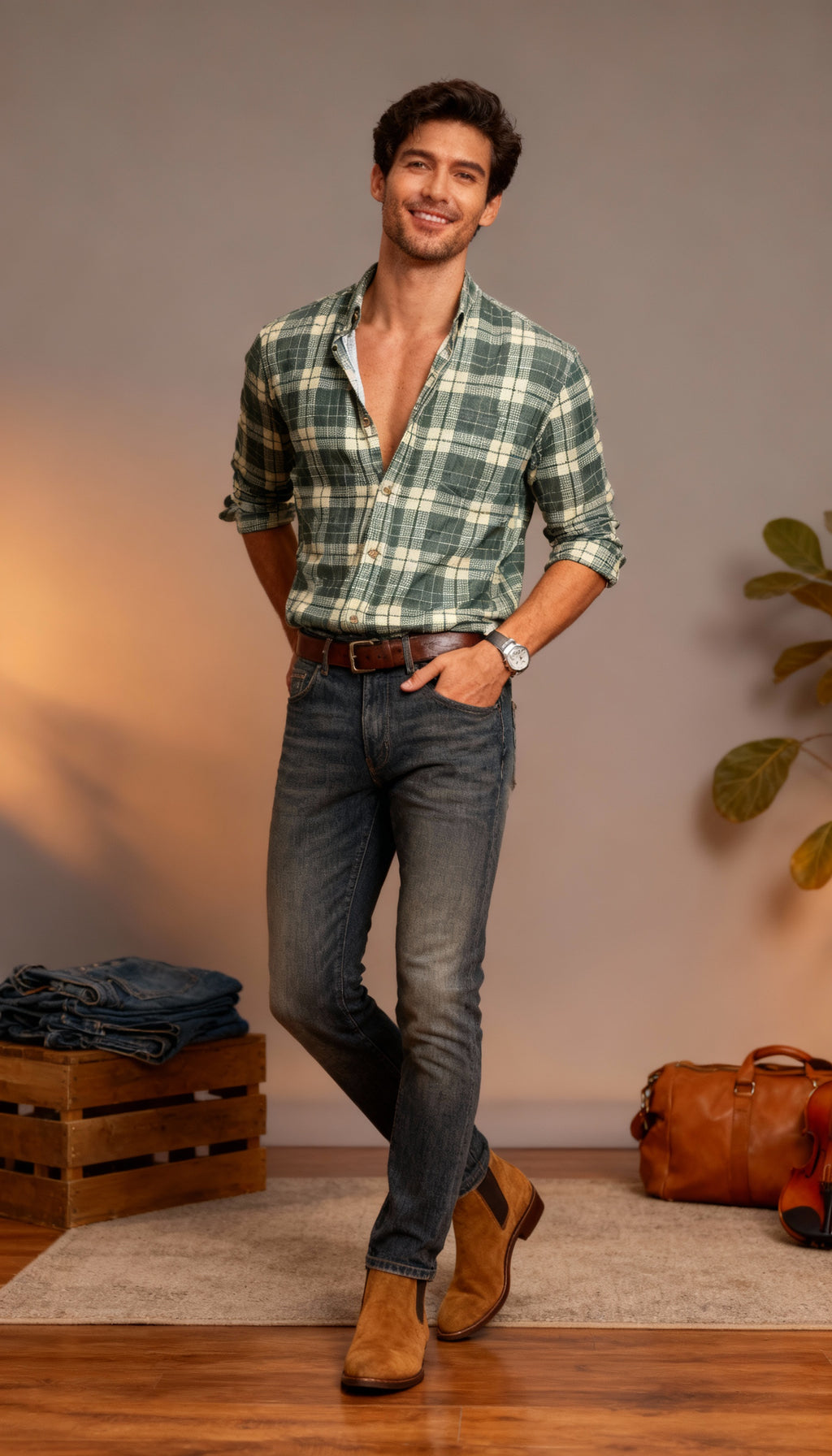 Checks Men's Shirt