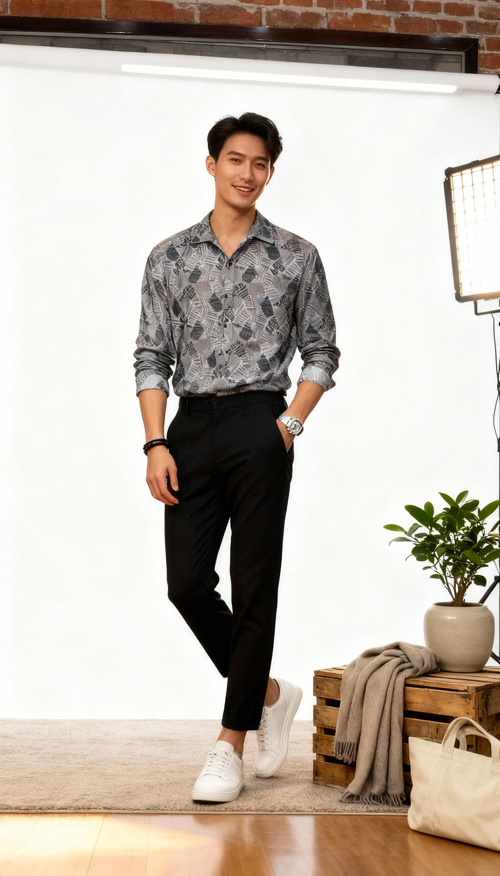 Fancy Printed Men's Shirt