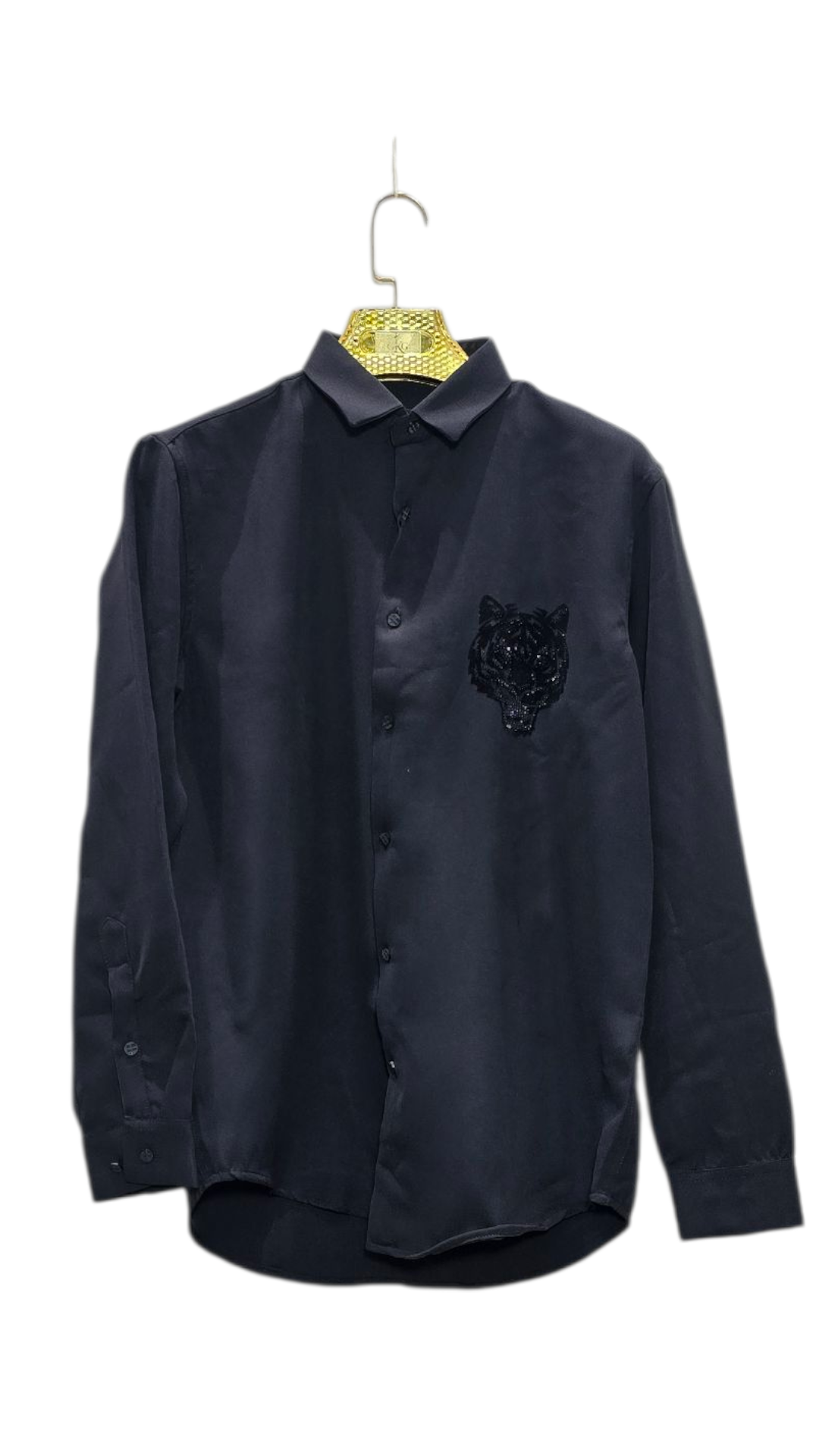 Self Design Premium Club Wear Sequin Men's Shirt