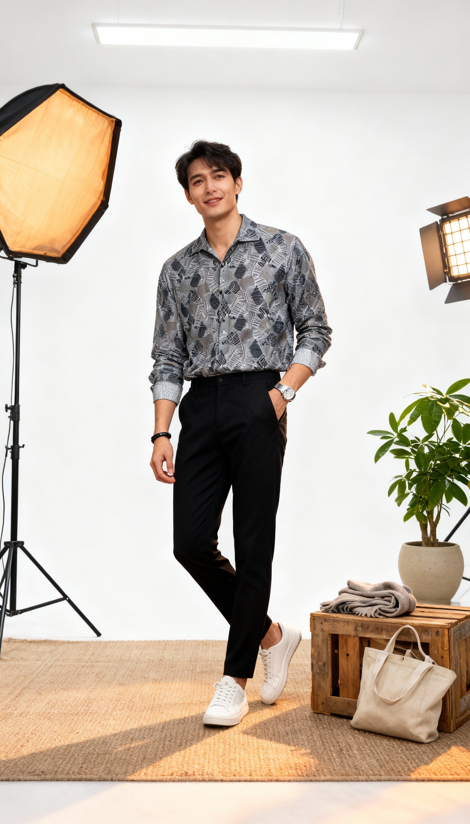 Fancy Printed Men's Shirt
