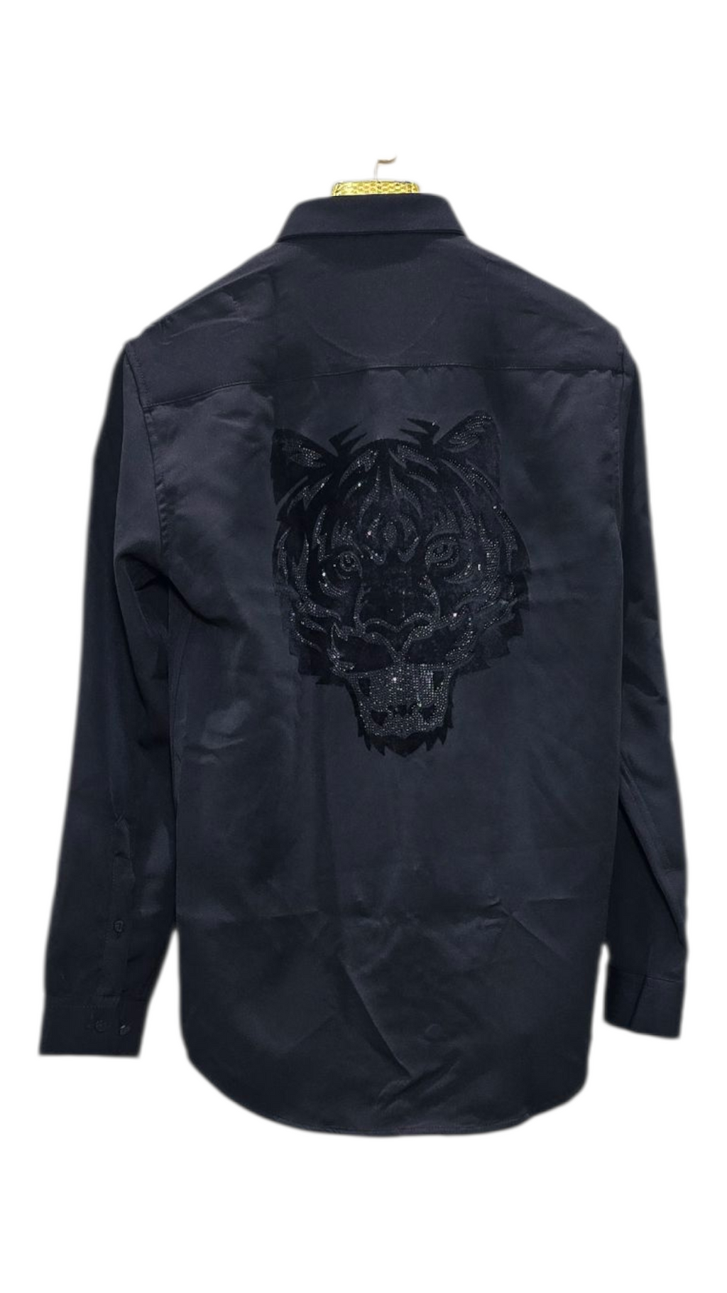 Self Design Premium Club Wear Sequin Men's Shirt