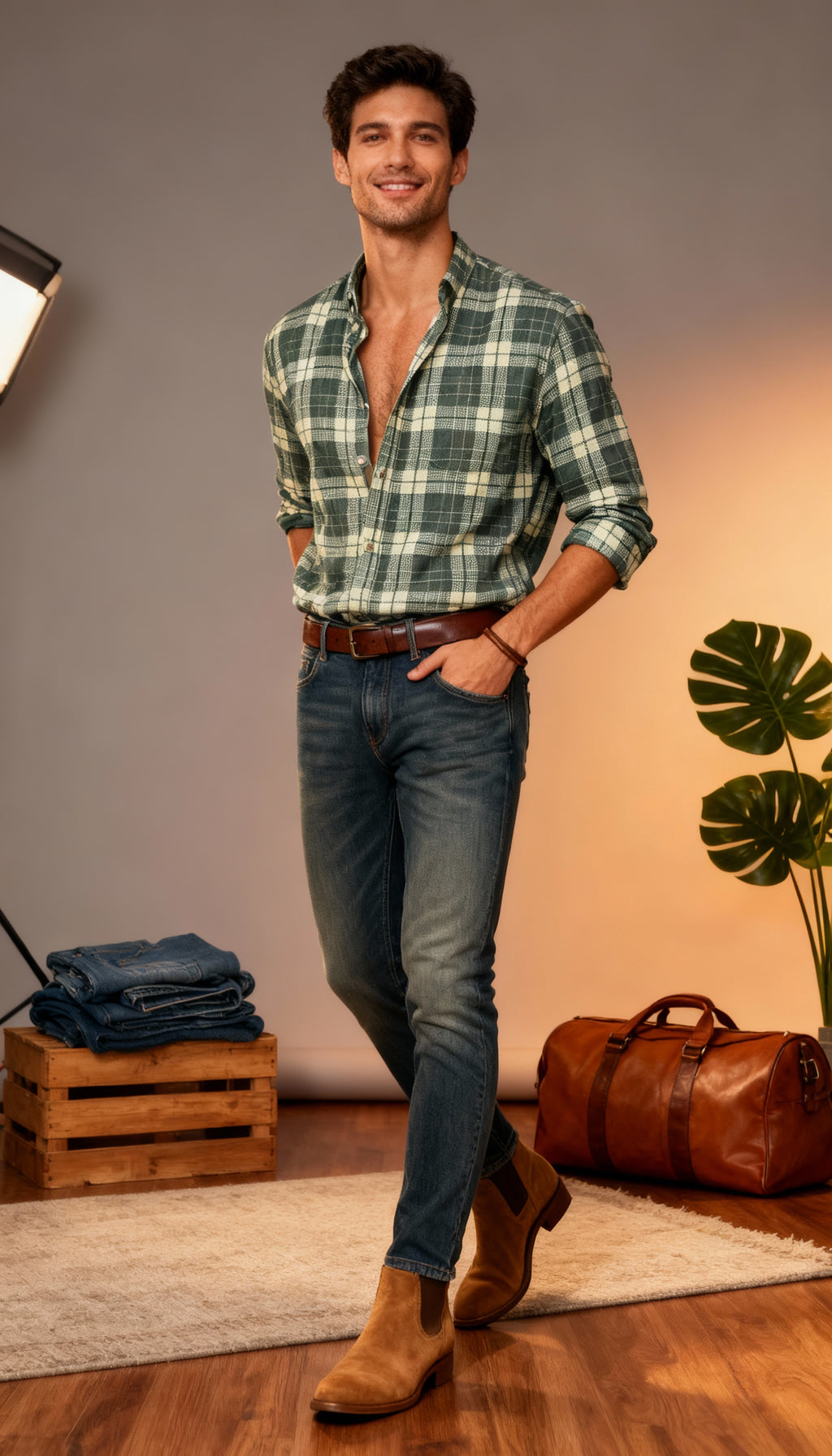 Checks Men's Shirt