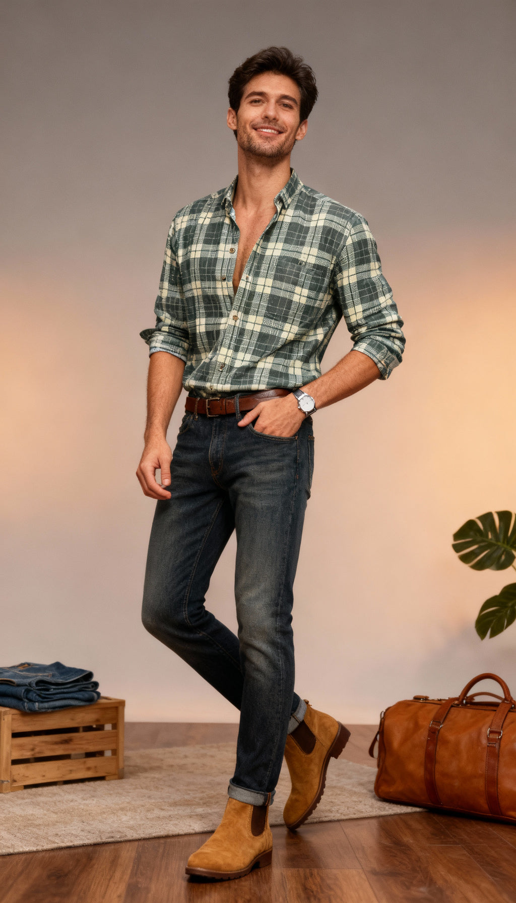 Checks Men's Shirt