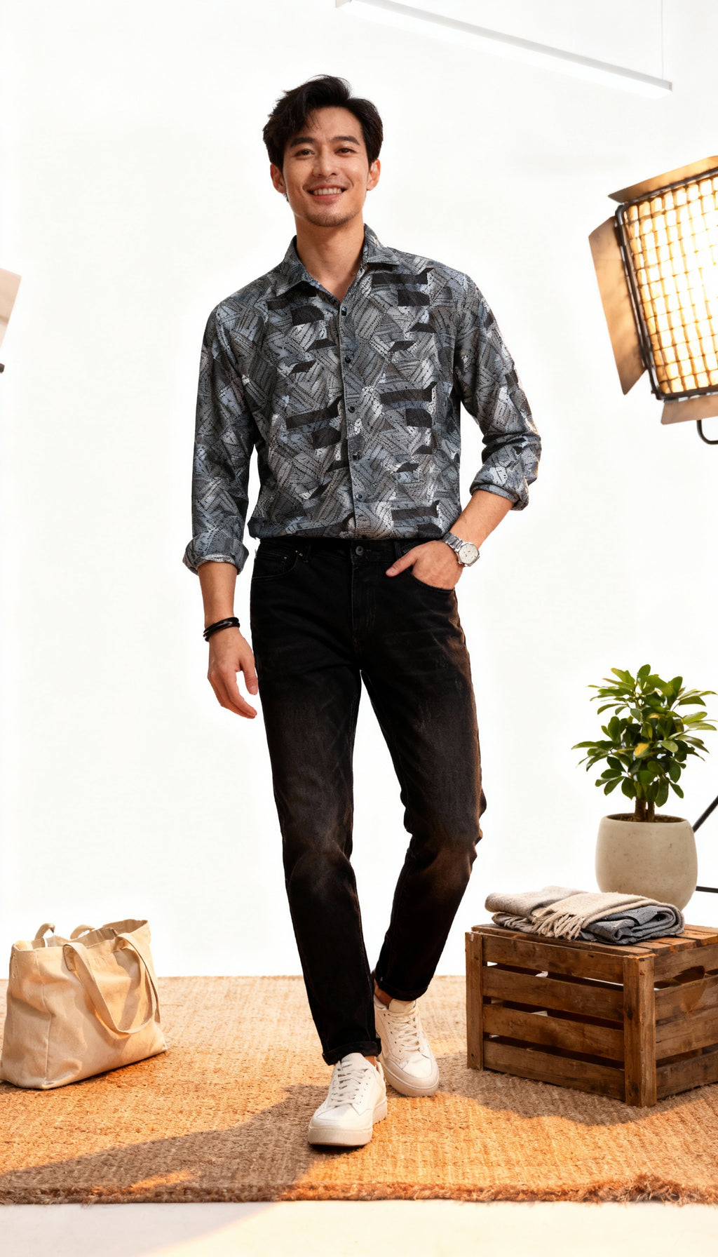 Fancy Printed Men's Shirt
