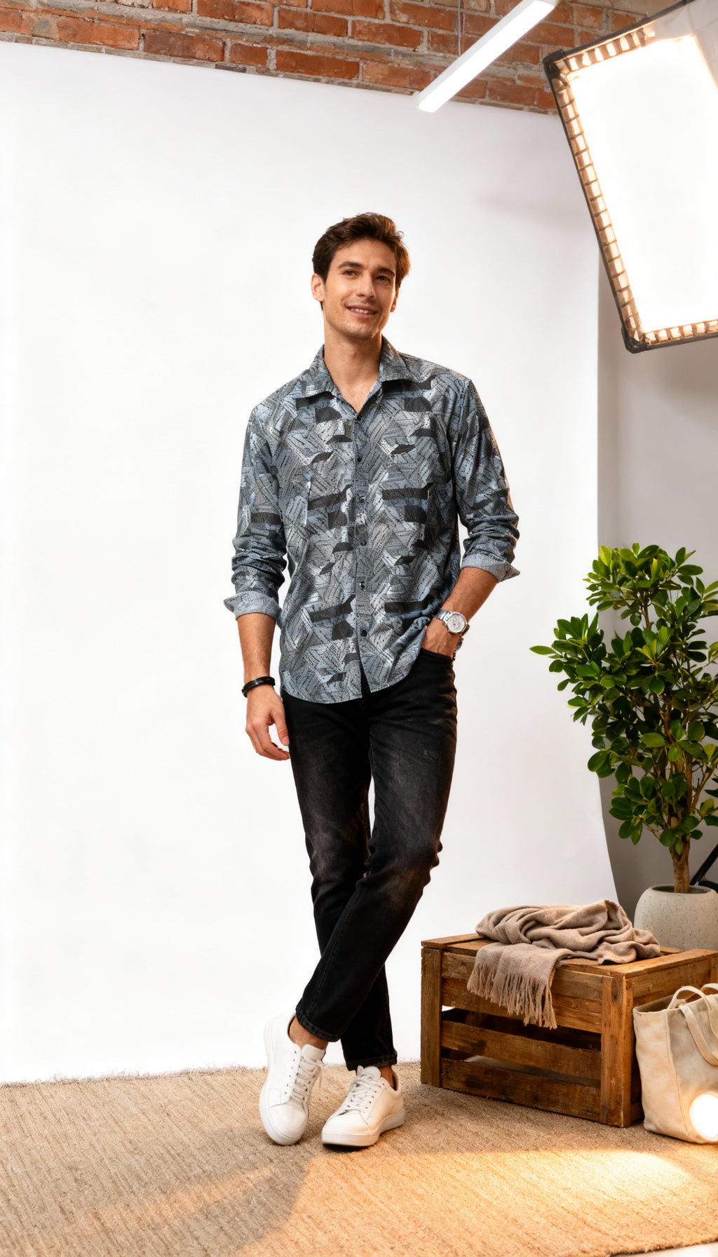 Fancy Printed Men's Shirt
