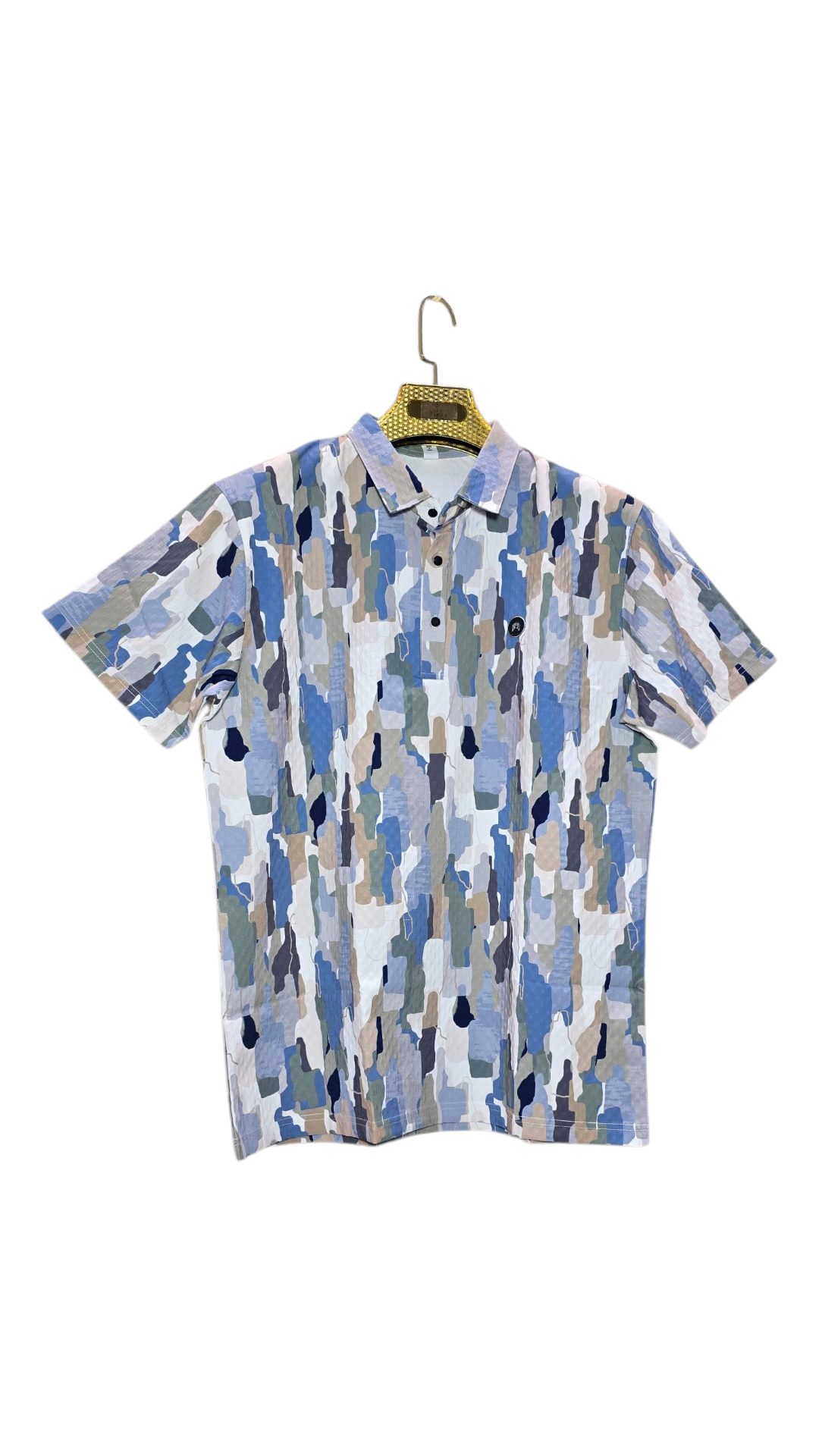 Fancy Printed Design Polo Men's T-Shirt