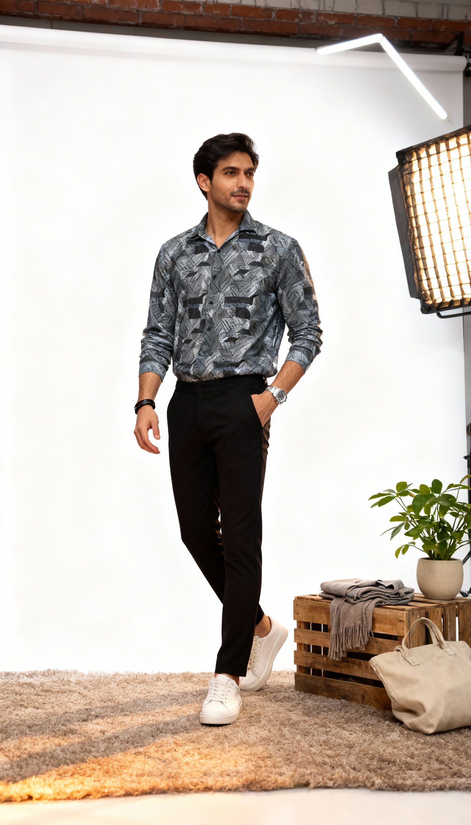 Fancy Printed Men's Shirt
