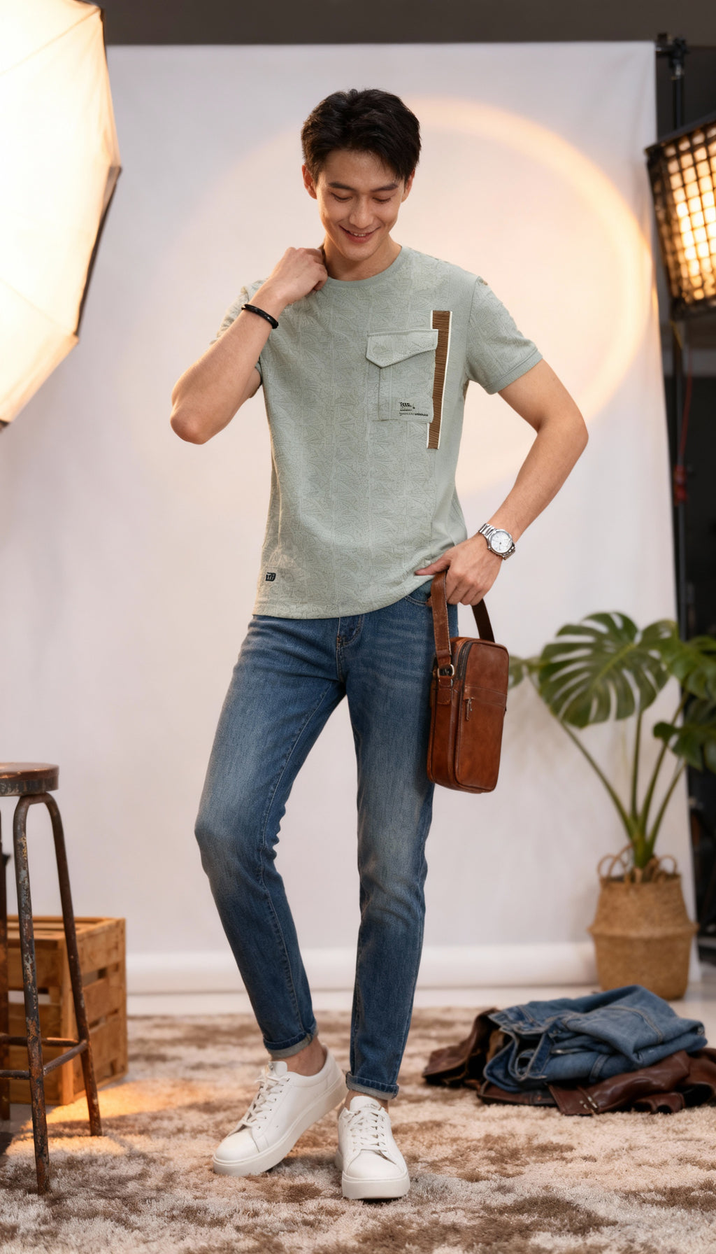 Pocket Style Men's T-Shirt