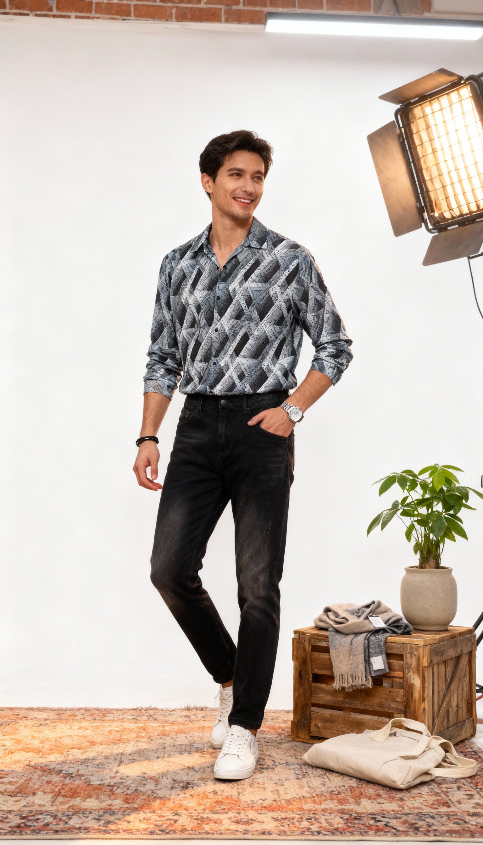 Fancy Printed Men's Shirt